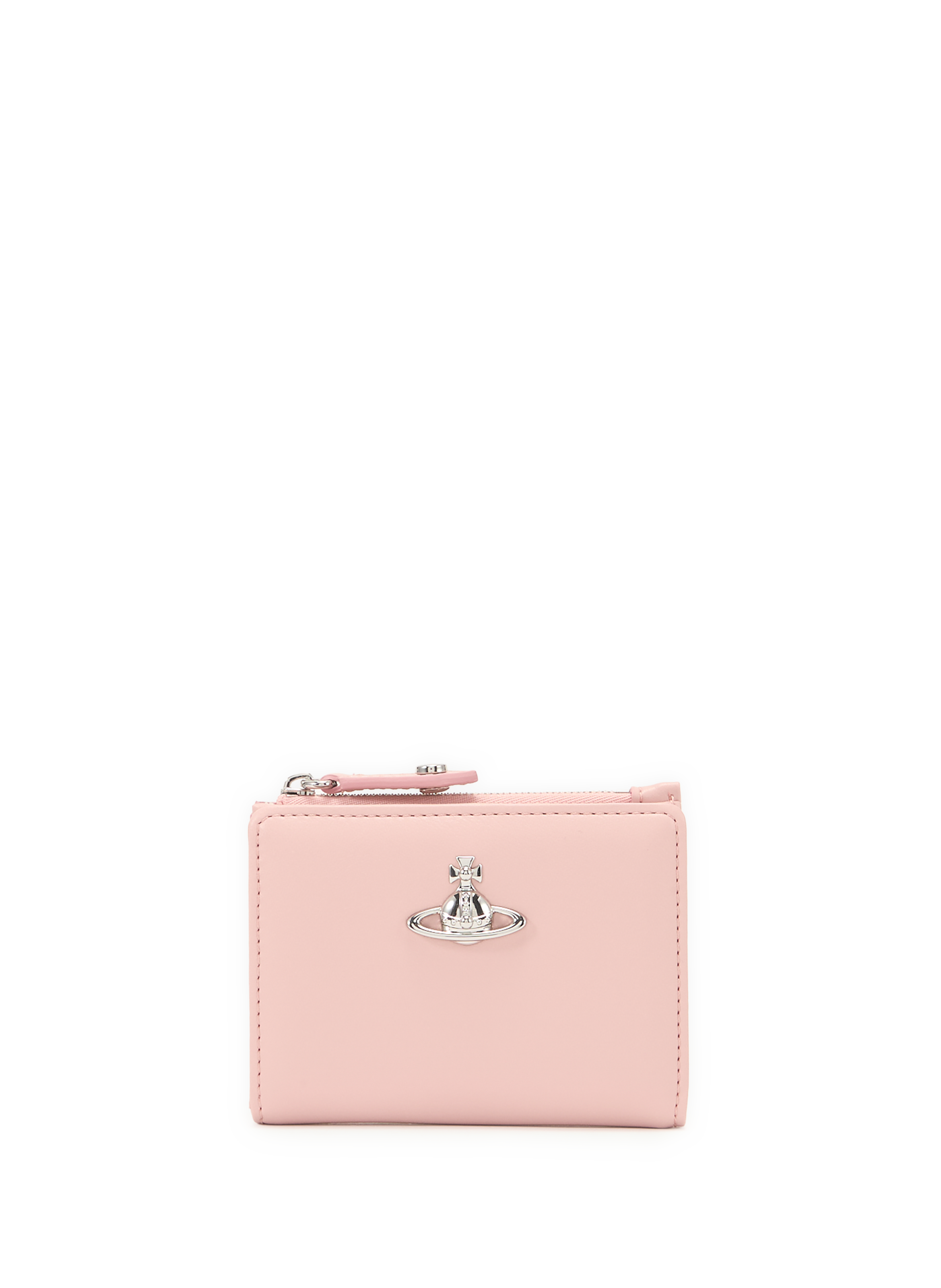 Porte-cartes slim à logo VIVIENNE WESTWOOD Rose