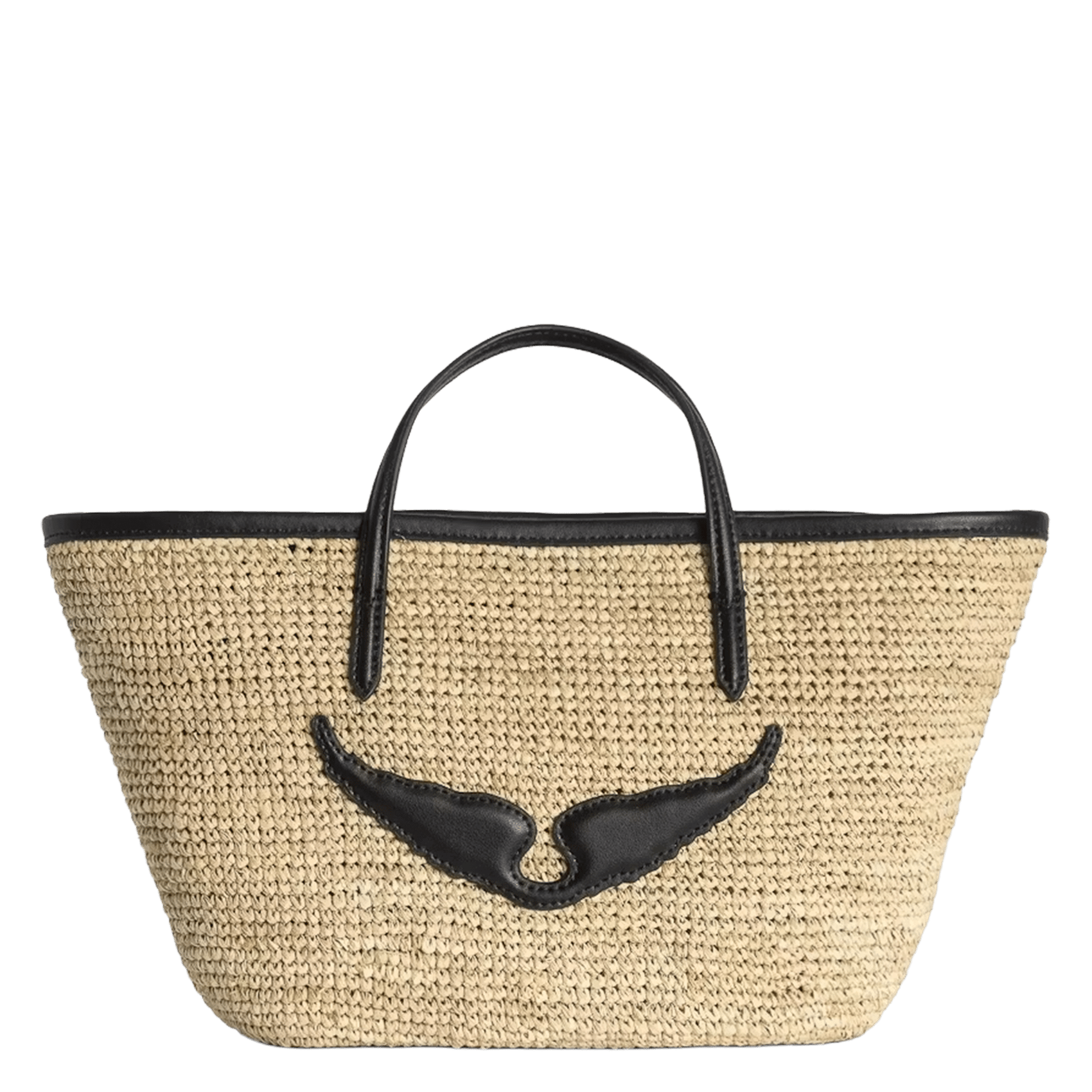 Sac en paille le ZADIG&VOLTAIRE Noir