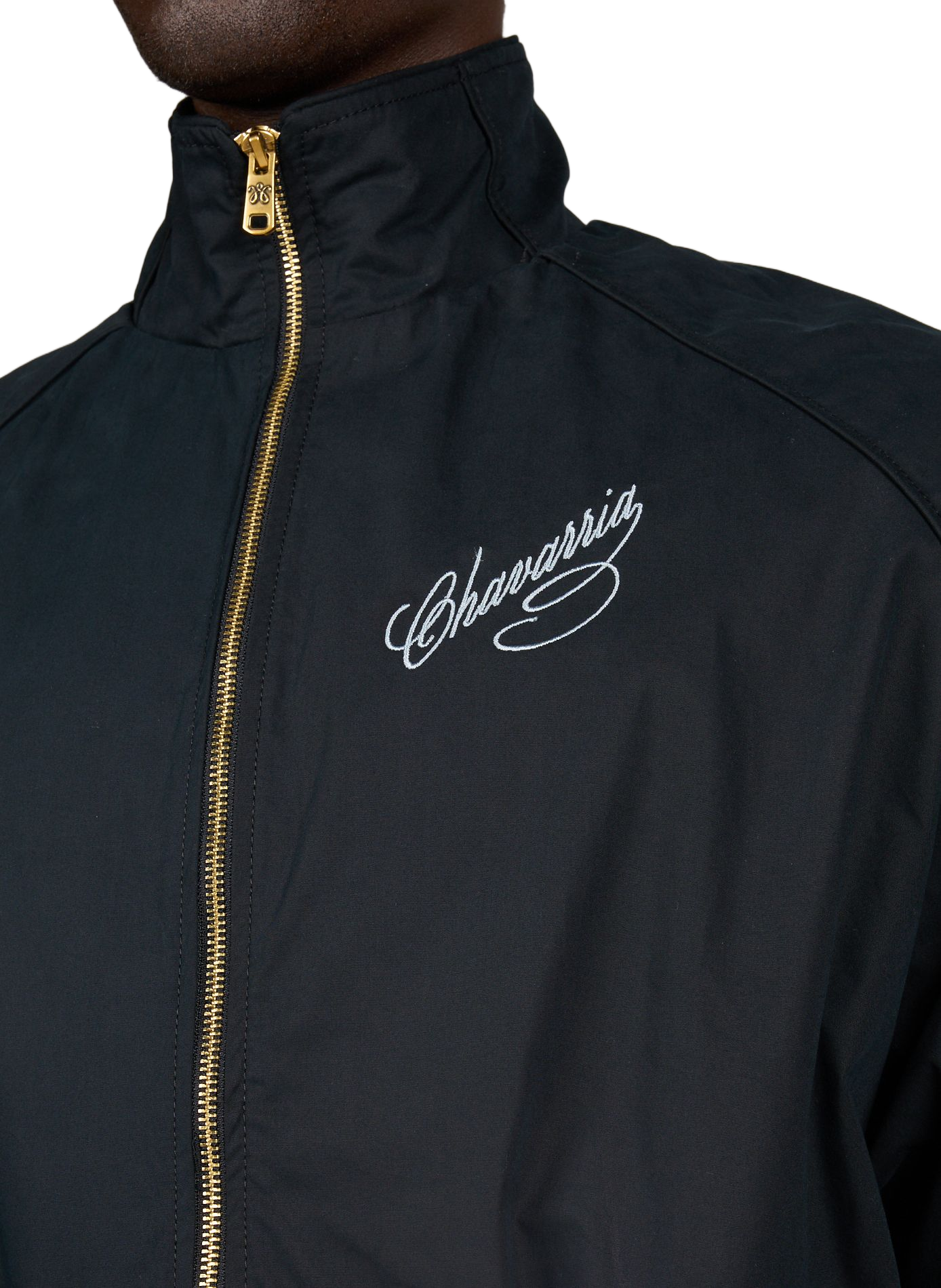 Beste de sport à fermeture zippée brodée WILLY CHAVARRIA Noir