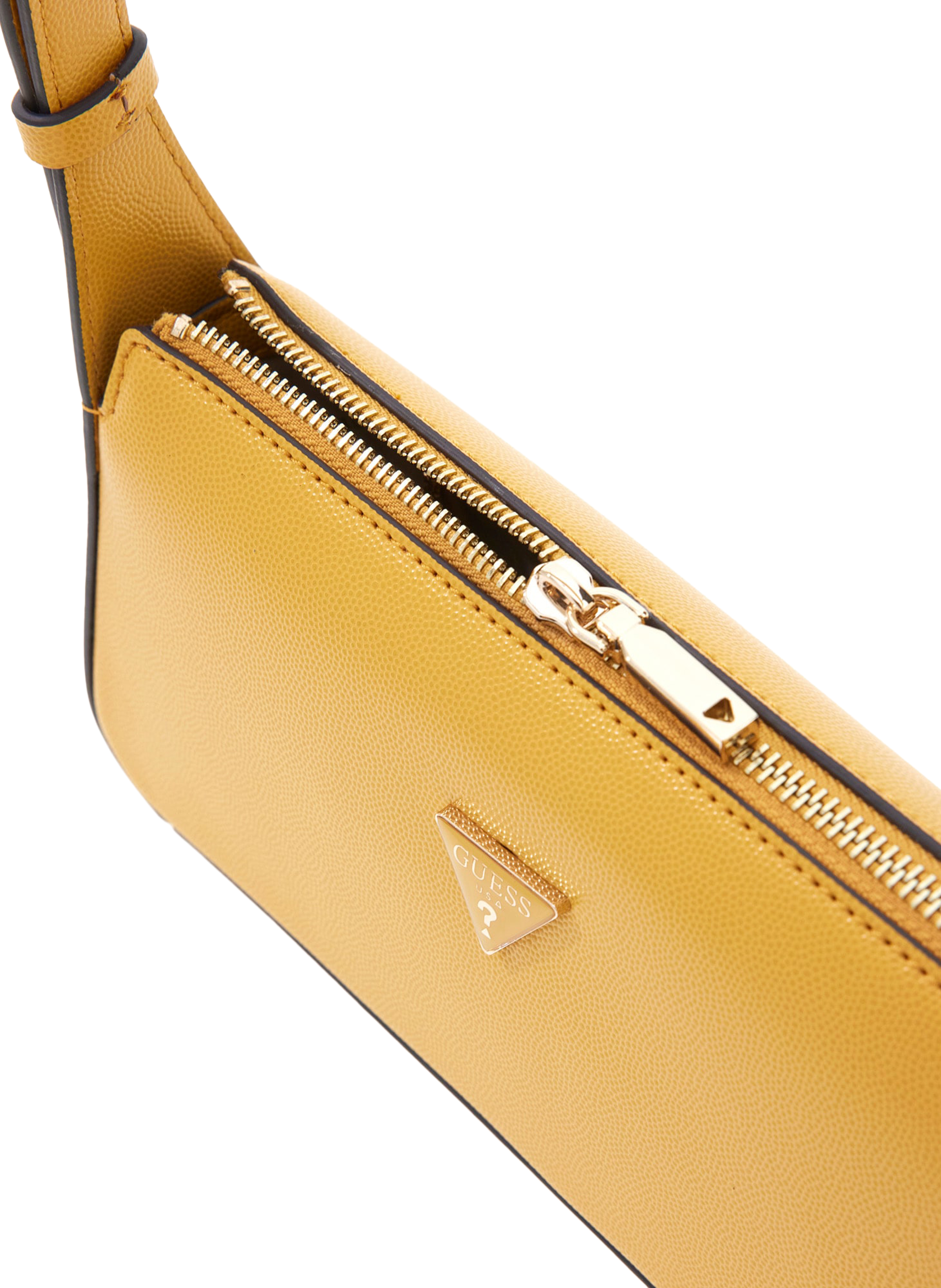 Sac épaule Isobel avec pendentif détail logo GUESS Jaune