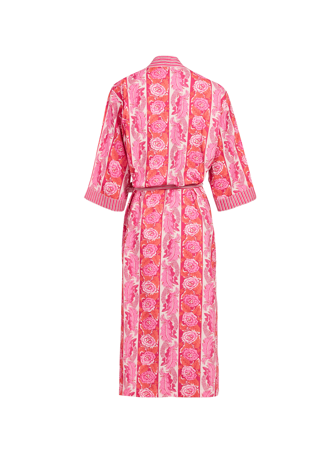 Kimono Amber imprimé floral en coton CURIOSITY LAB Rose