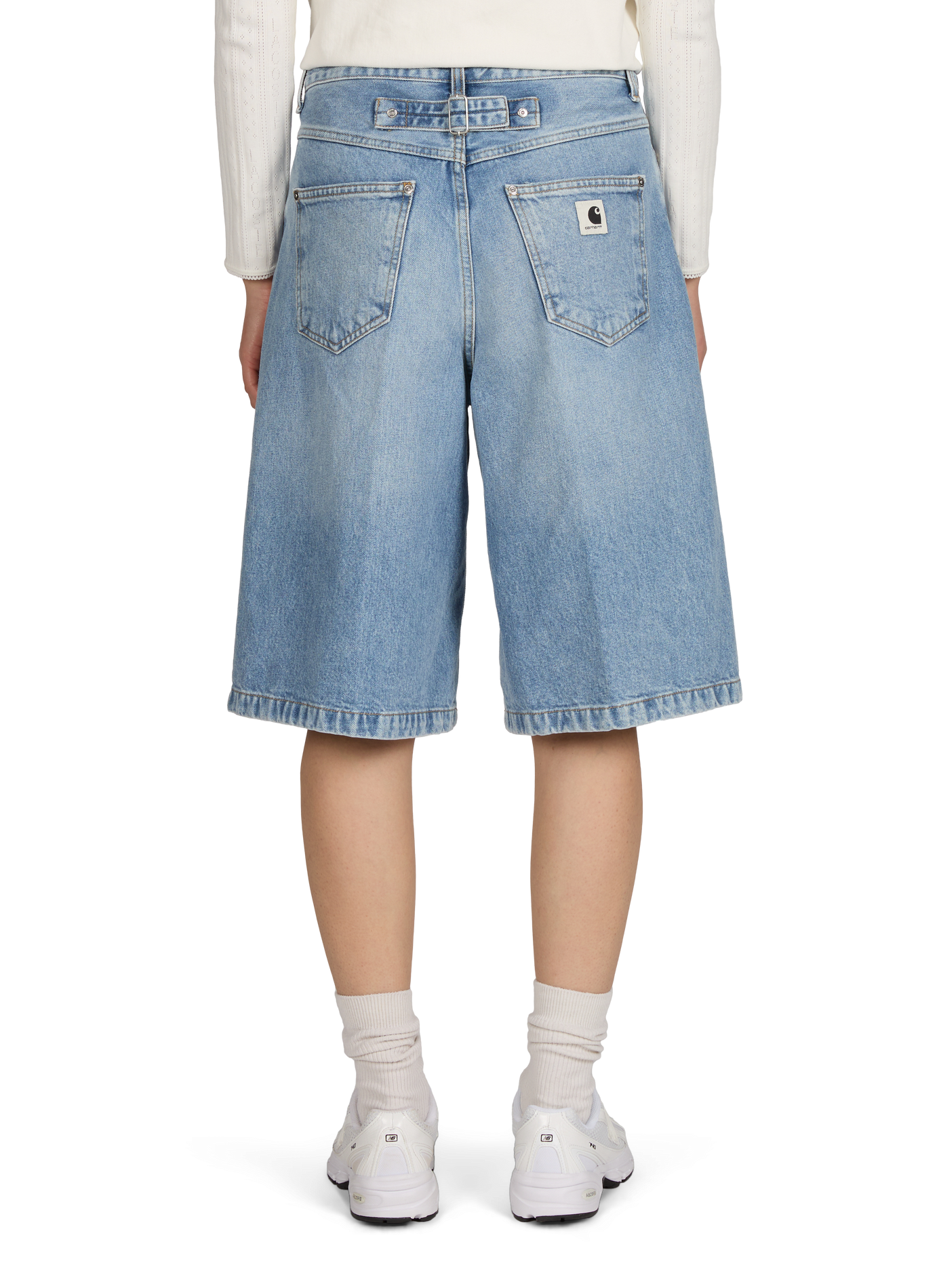 Bermuda Belmont en denim de coton CARHARTT WIP Bleu