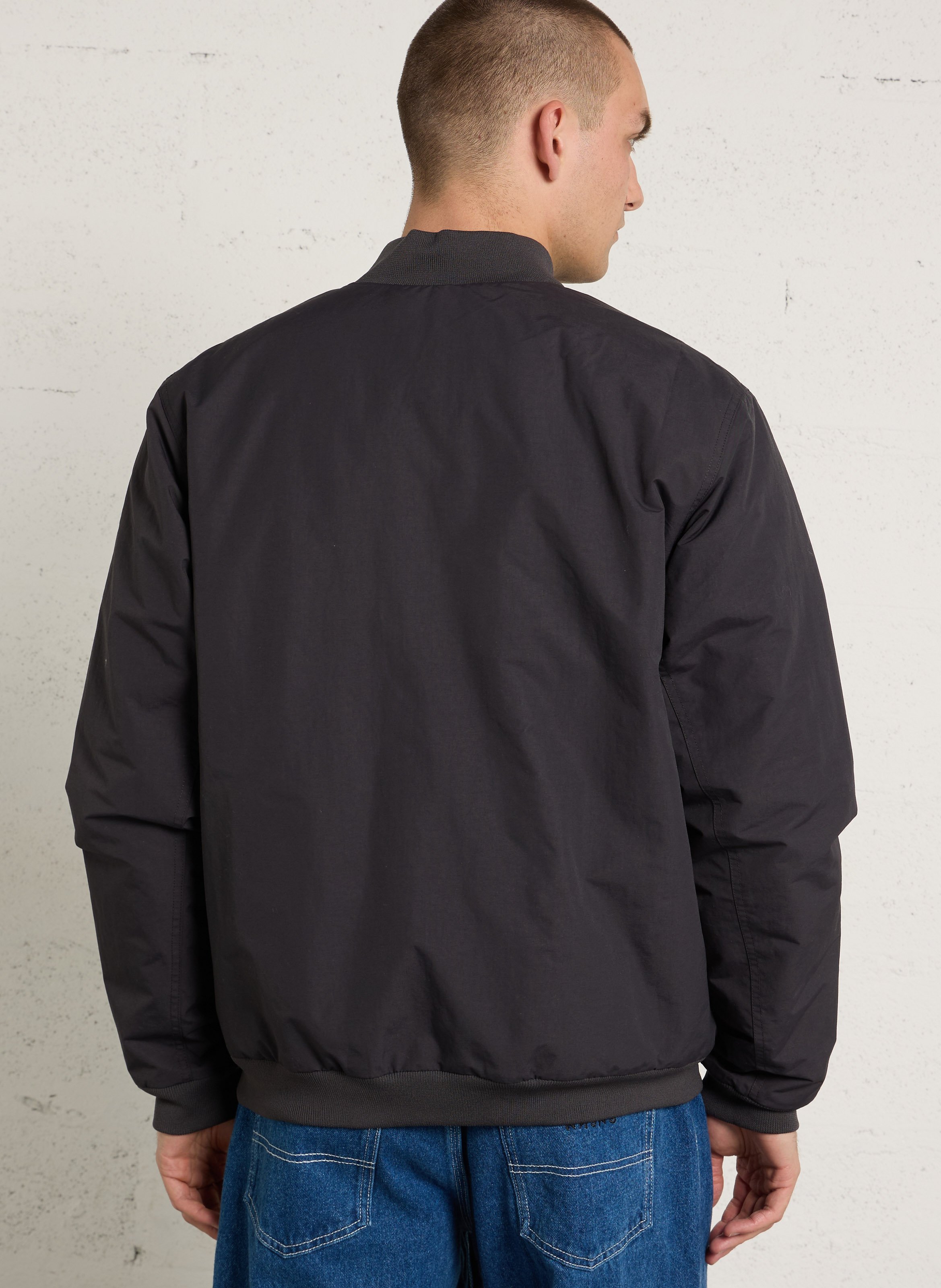 Veste zippée large unie PATAGONIA Gris