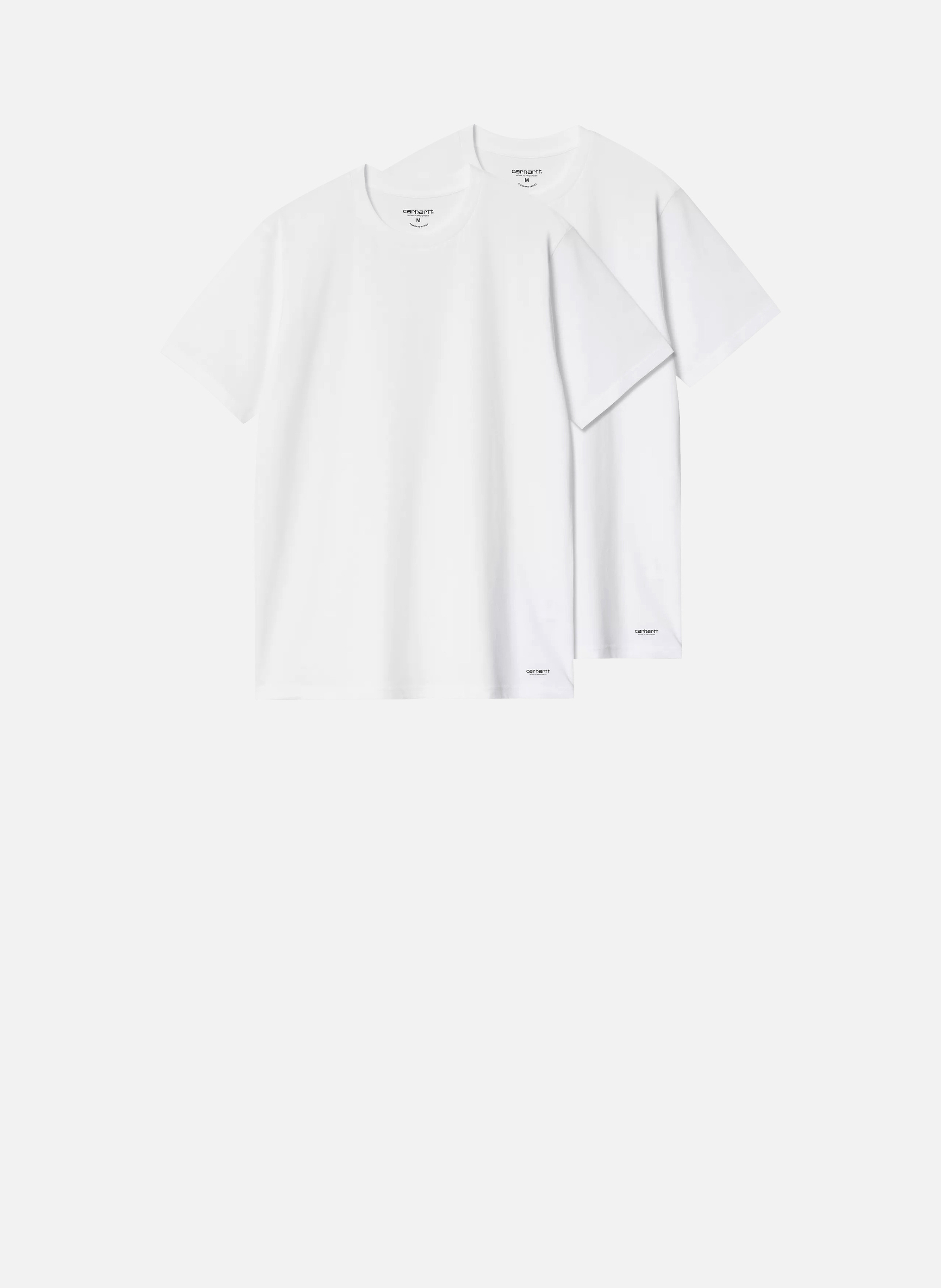 Lot de deux t-shirts standard CARHARTT WIP Blanc