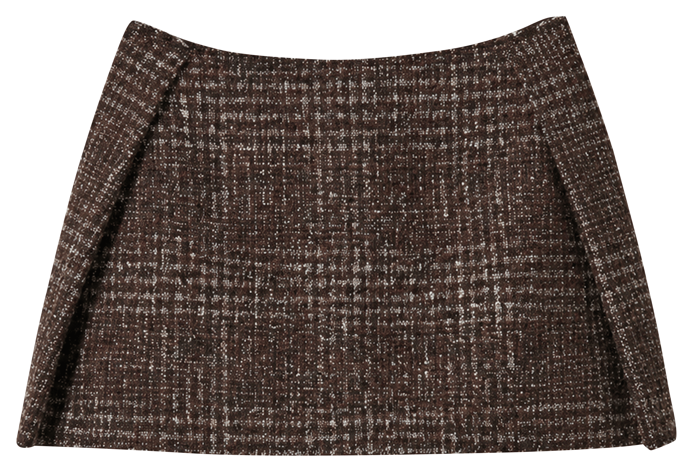 Jupe courte en jacquard ilire IRO Marron