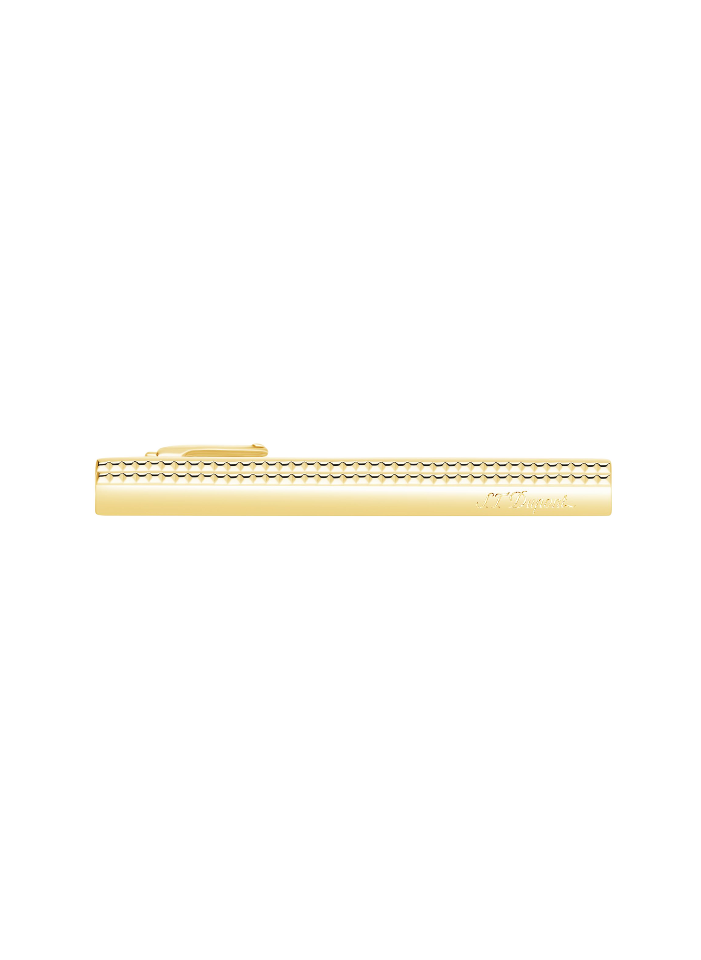 Engraved Tie Clip S.T. DUPONT Golden