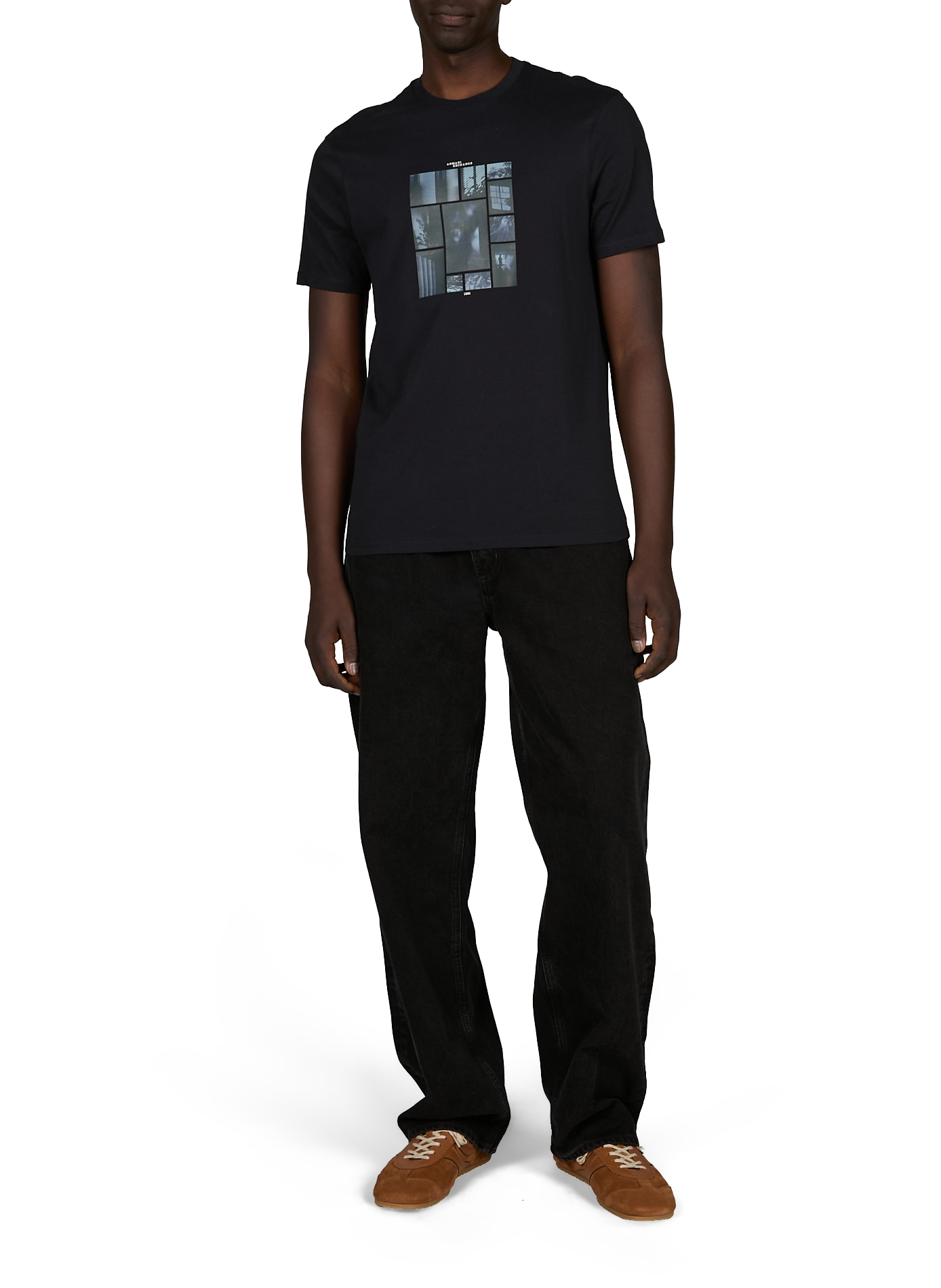Cotton T-shirt ARMANI EXCHANGE Blue