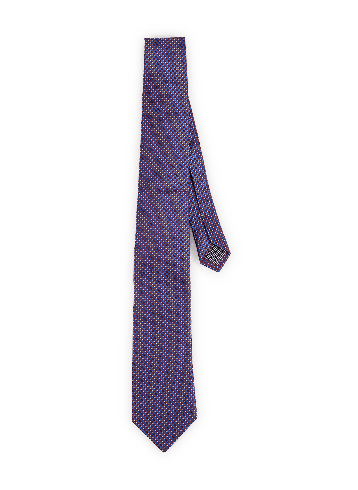 Seidenkrawatte mit Muster ETON Rot