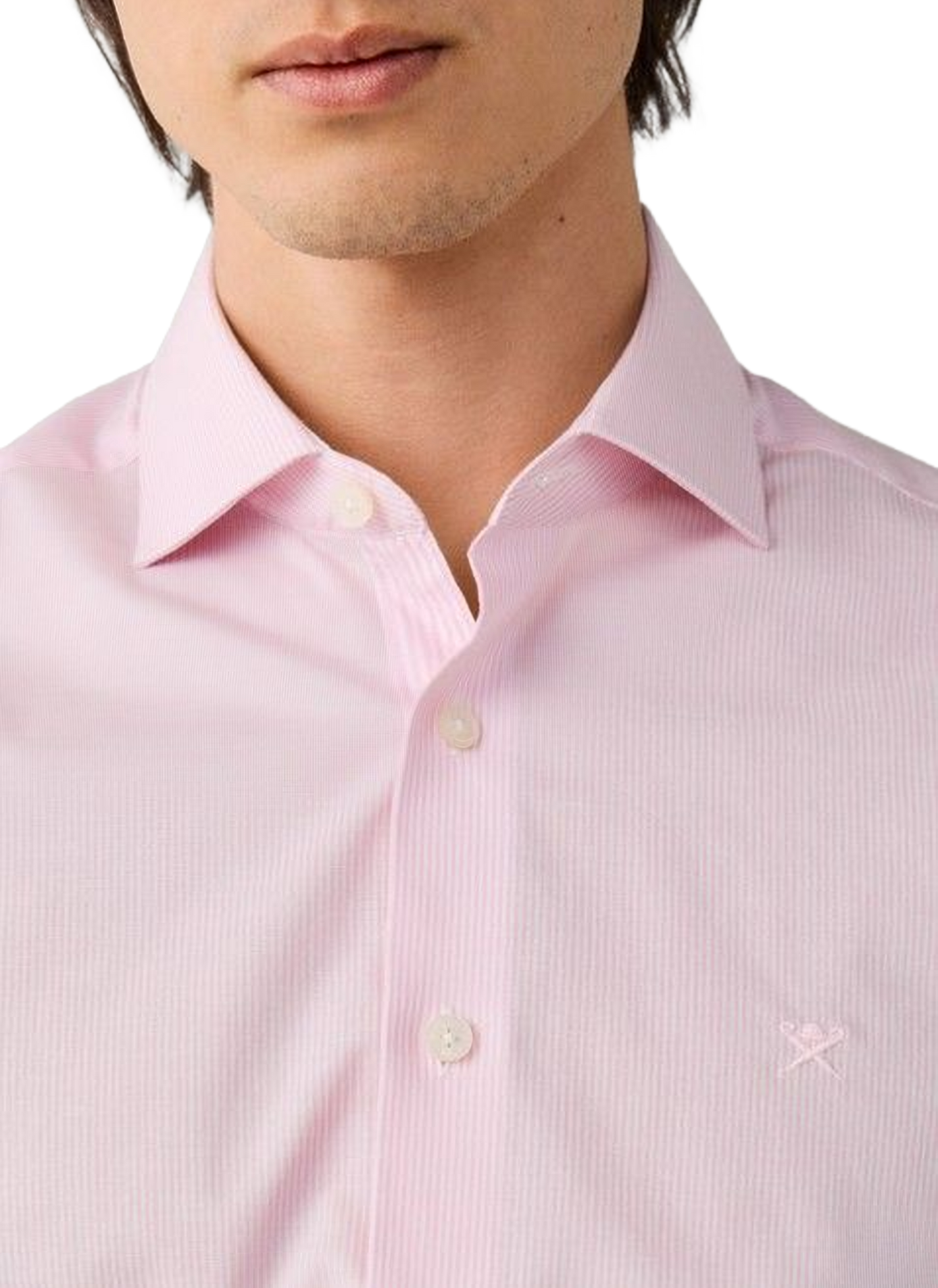 Linen shirt HACKETT Pink