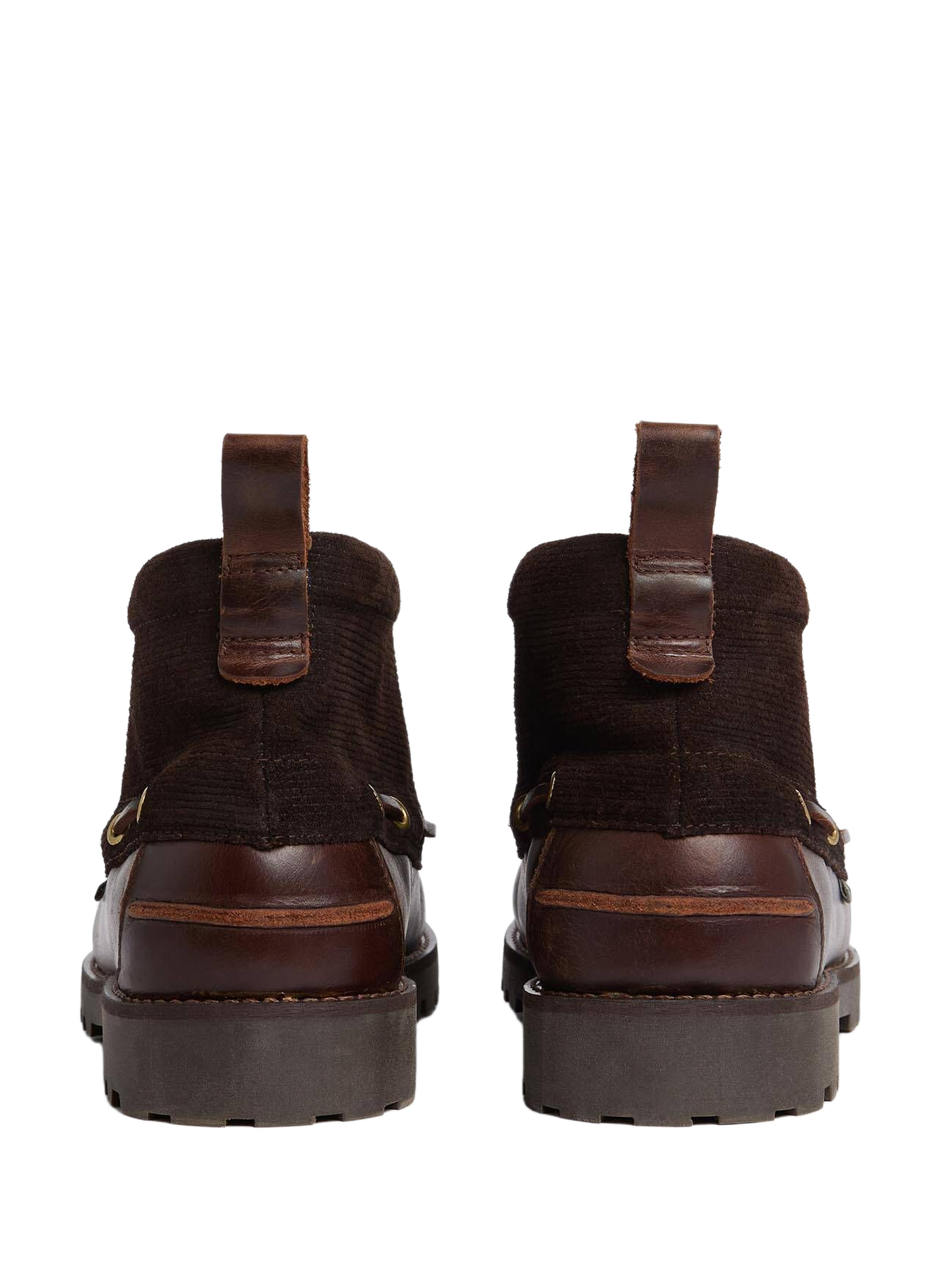 Leren veterschoenen BARBOUR Veelkleurig