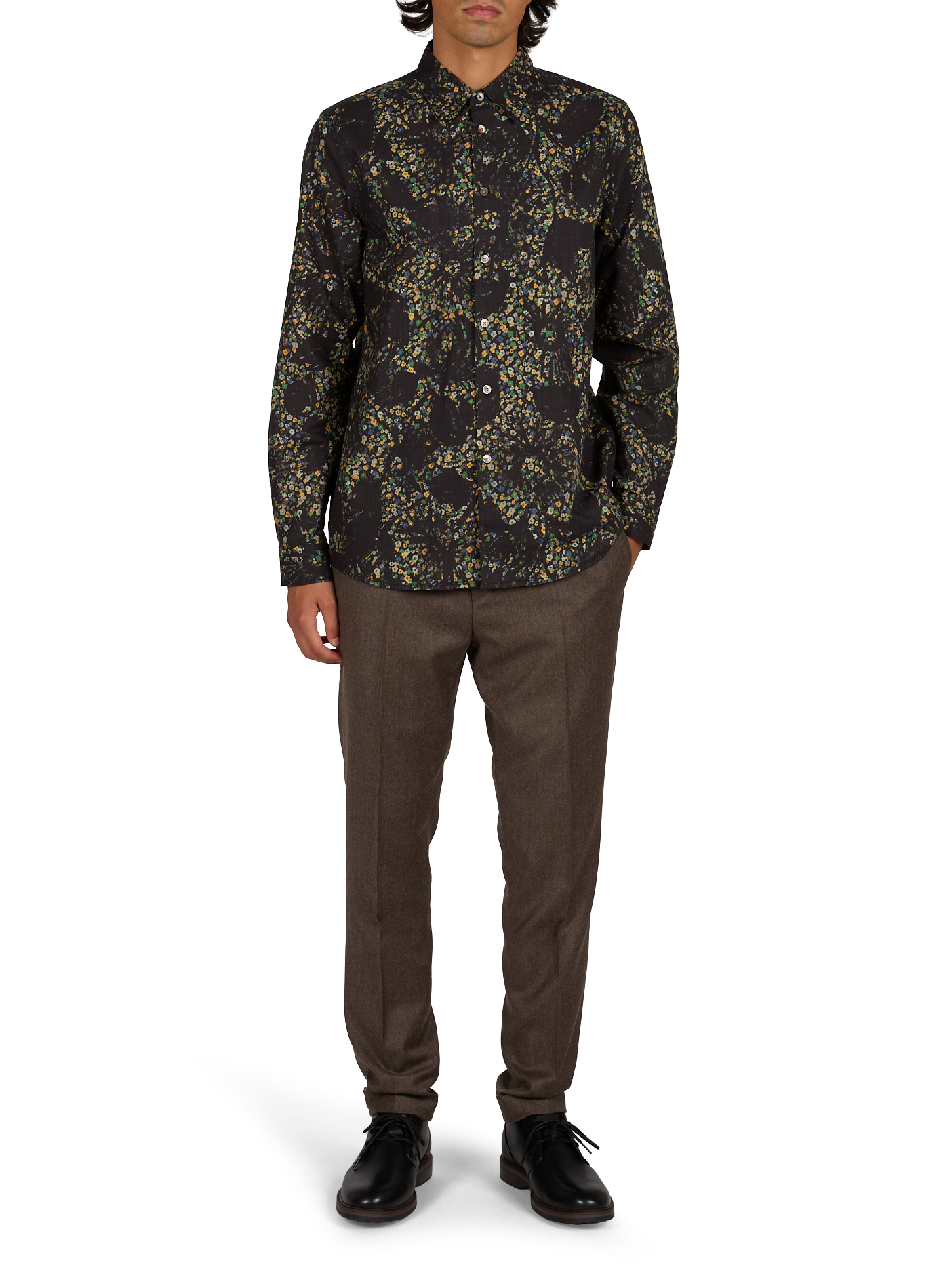 Printed straight shirt PAUL SMITH Black