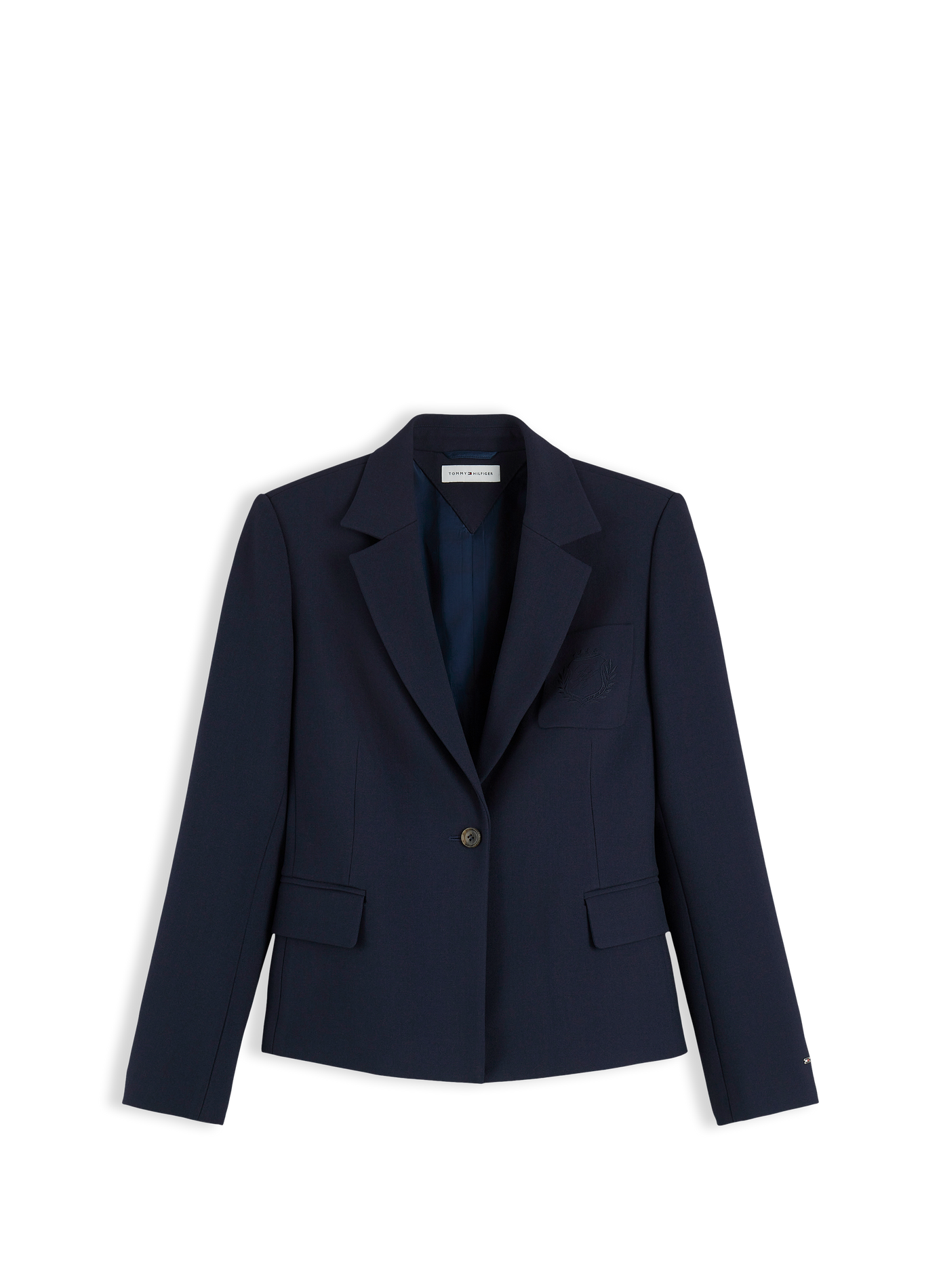 Veste droite col tailleur  TOMMY HILFIGER Blue
