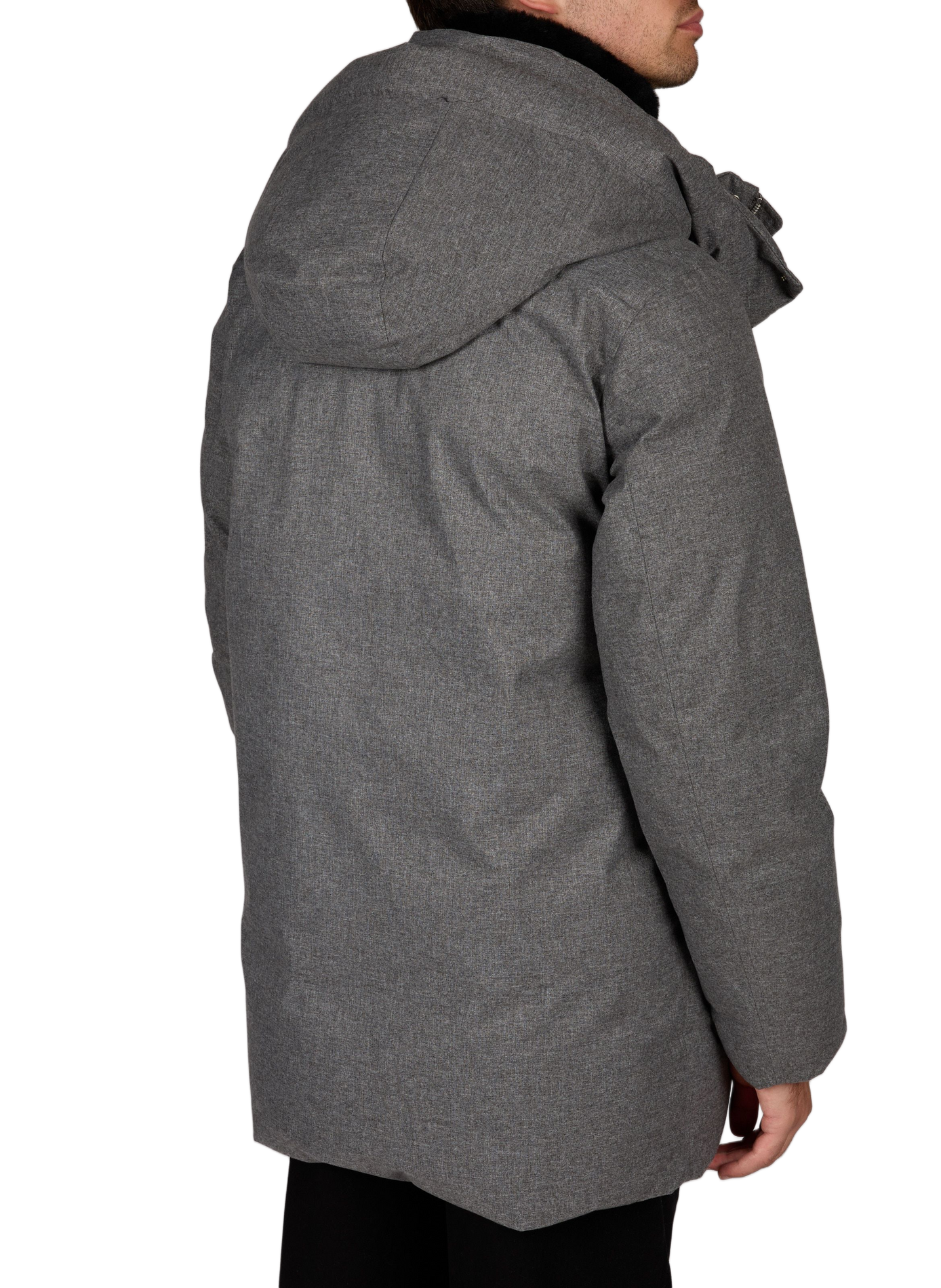 Sullivan-FN Mantel mit weitem, hohem Kragen MACKAGE Grau