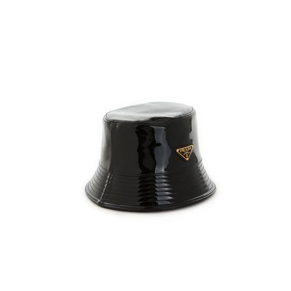 Prada Bob Verni En Cuir In Noir