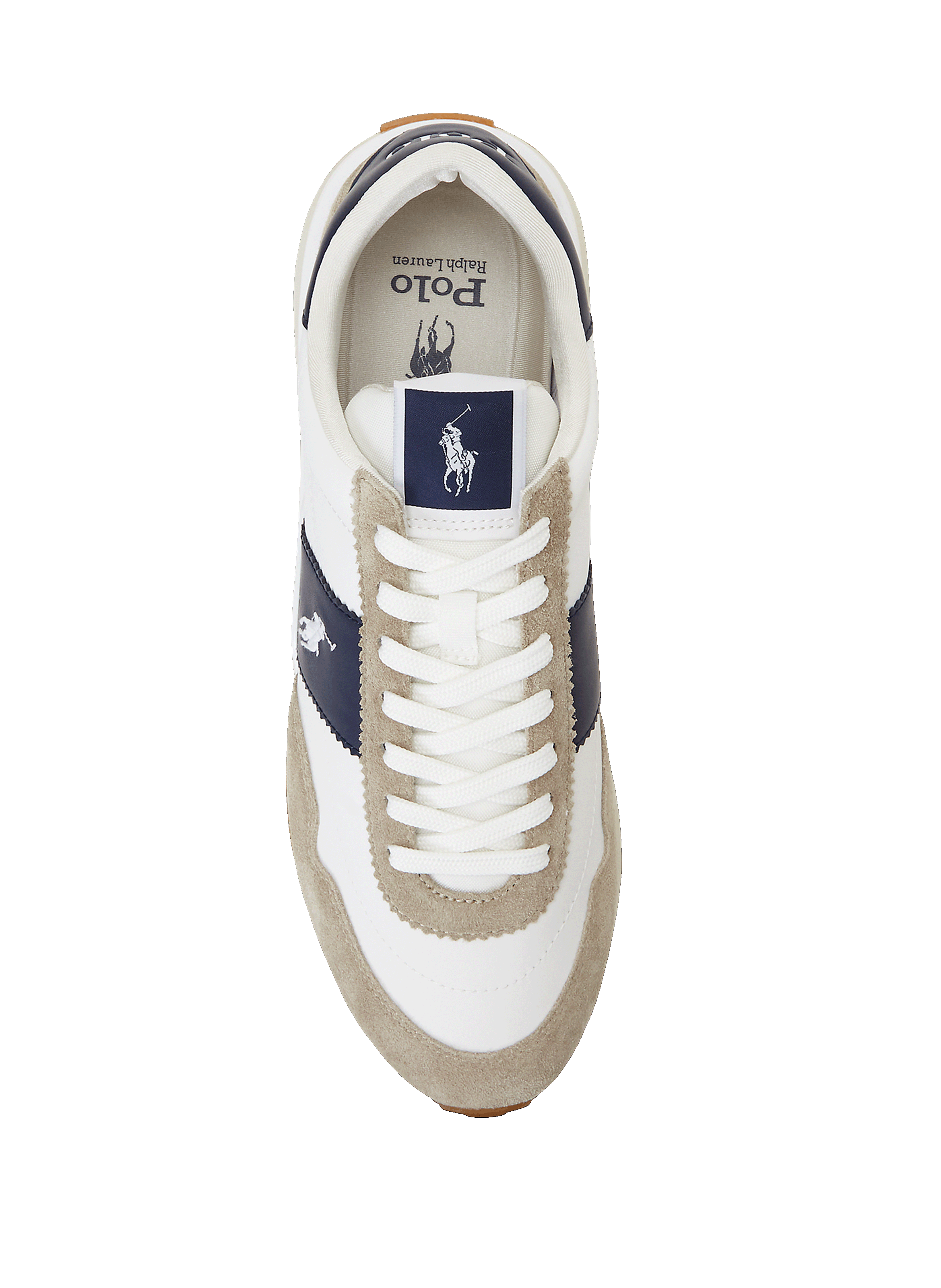 Bi-material sneakers POLO RALPH LAUREN White