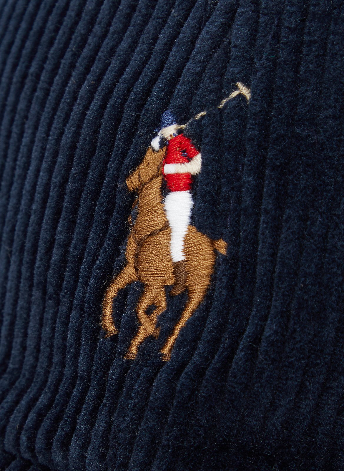 Corduroy baseball cap POLO RALPH LAUREN Blue