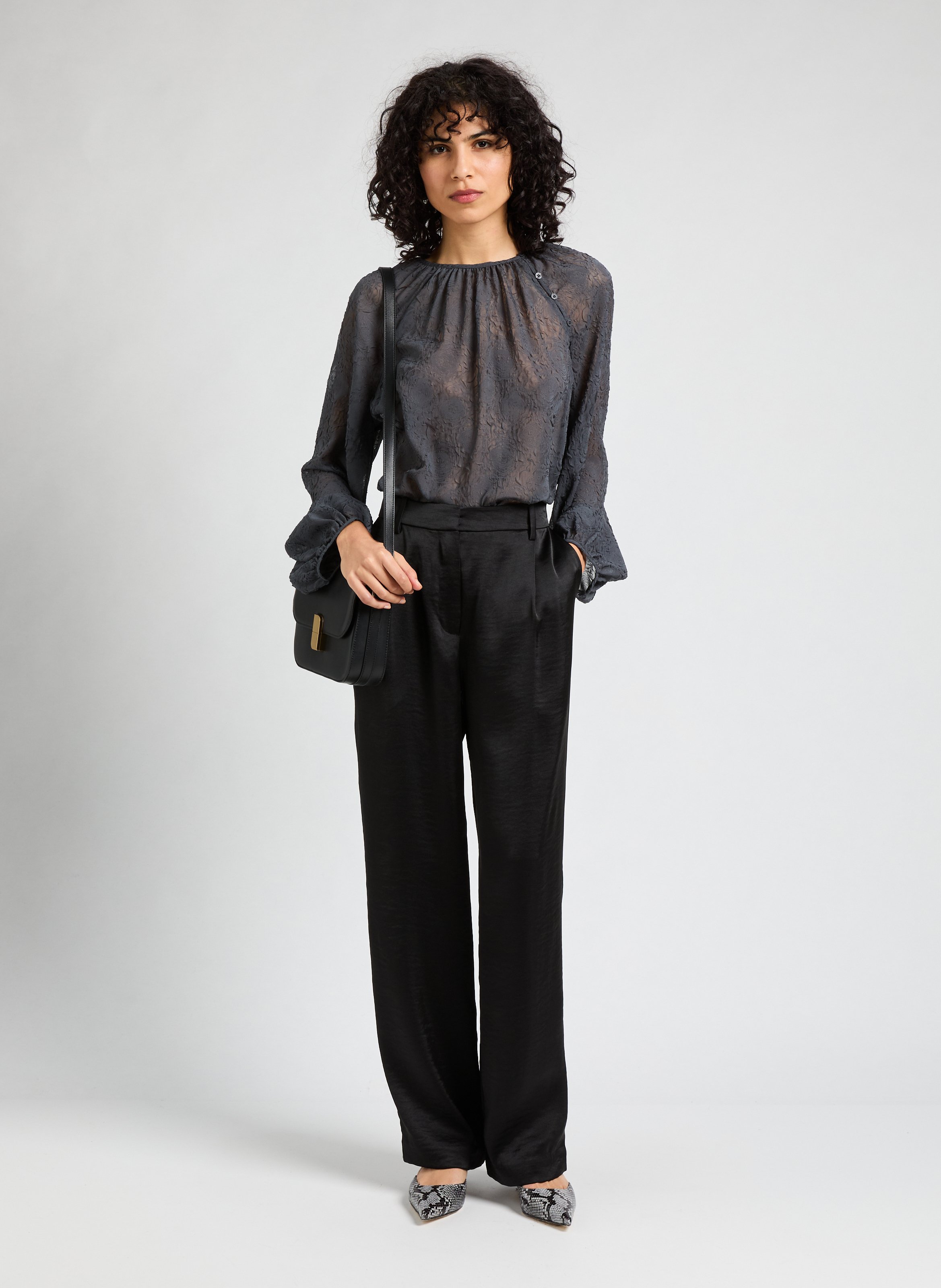 Blouse Savira 15462 SAMSOE SAMSOE Grey