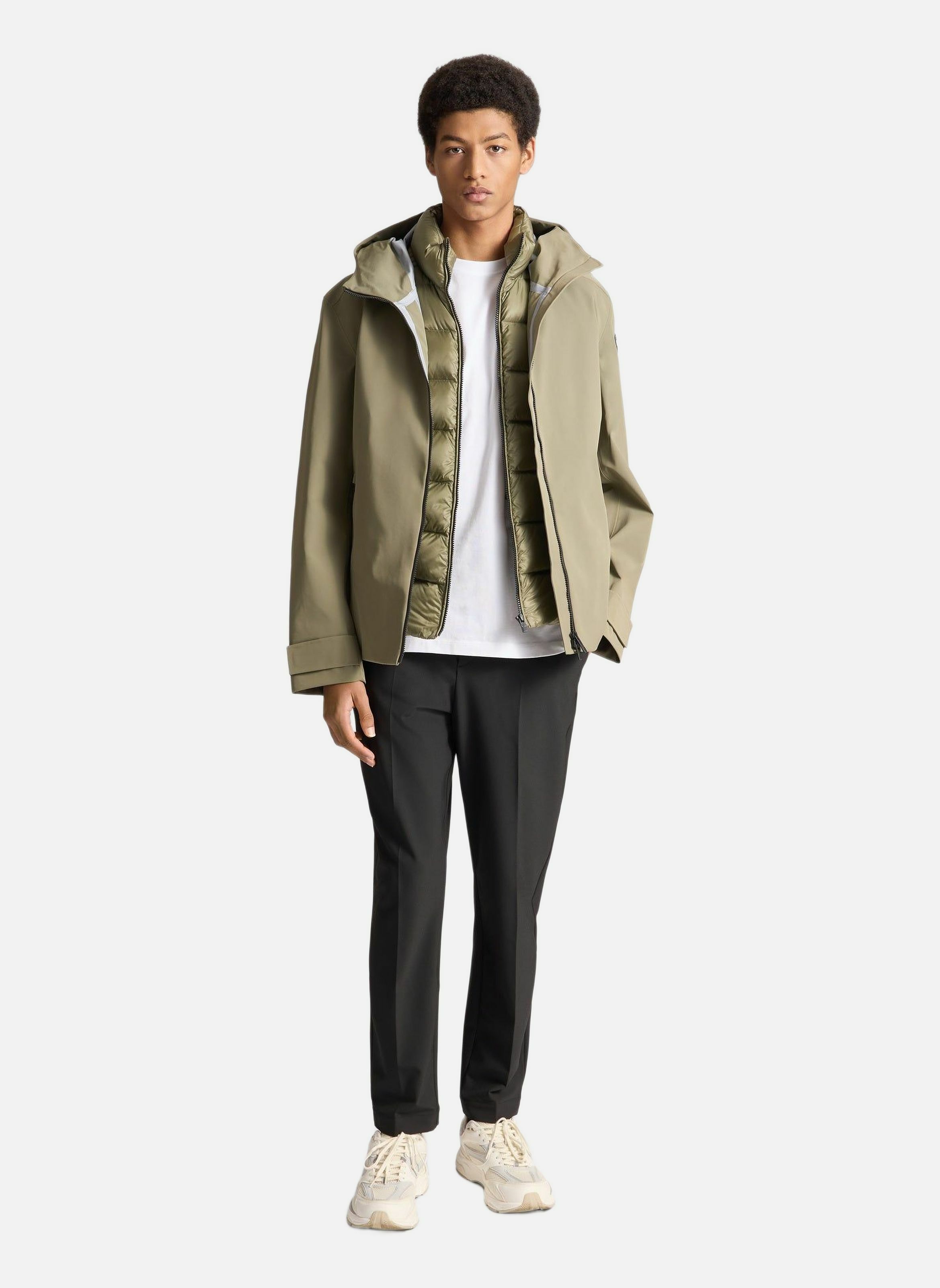 Veste ilanox col capuche coupe regular FUSALP Kaki