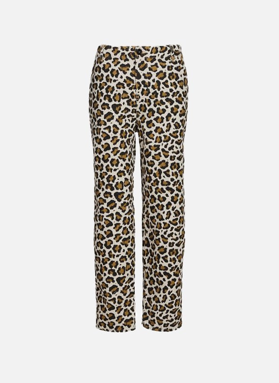 Printed Straight Trousers LEON & HARPER Printed Straight Trousers LEON & HARPER