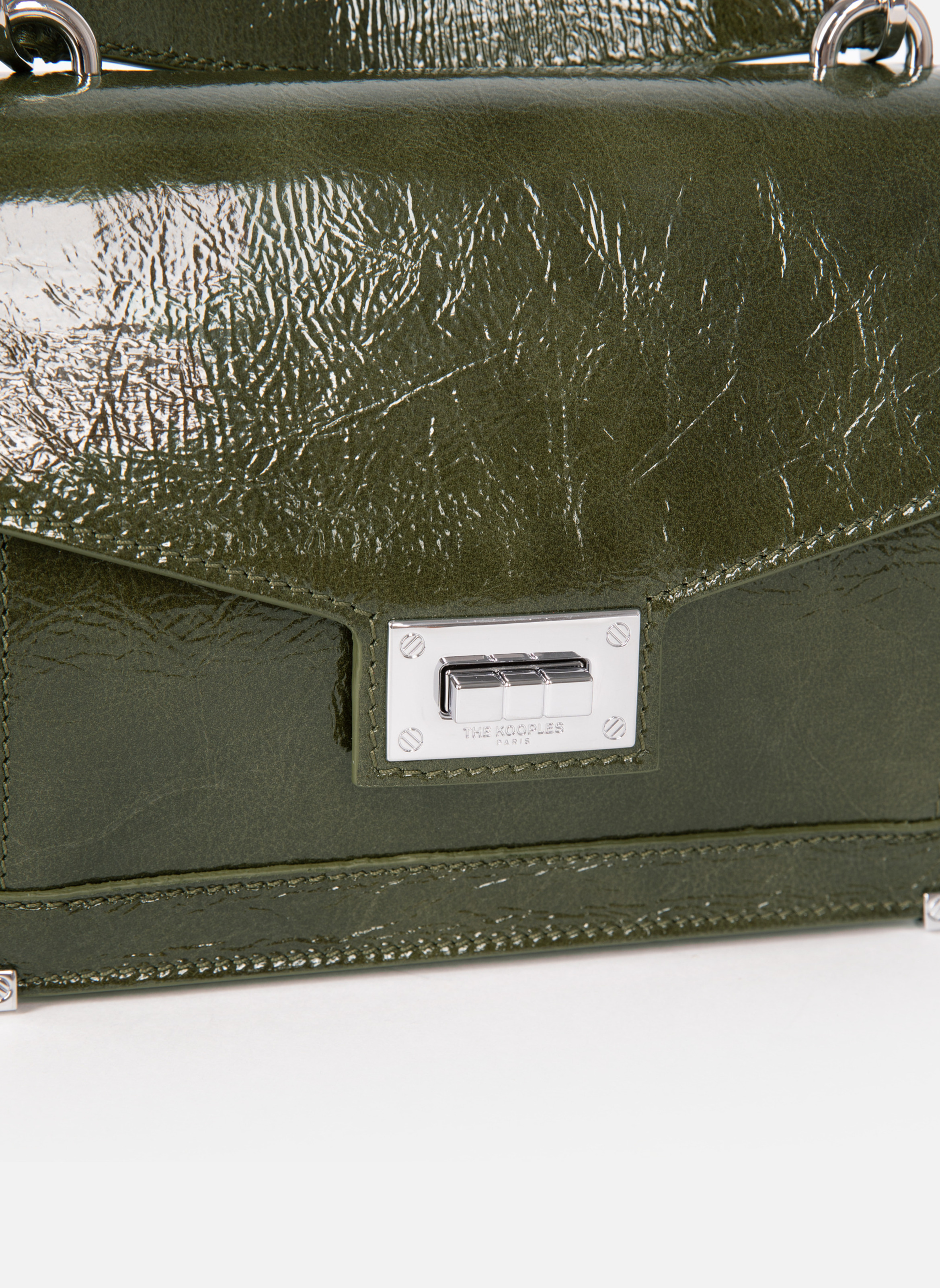 Sac emily small en cuir THE KOOPLES Vert