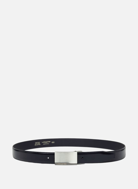 Ceinture - ceinture cuir lisse homme Bleu by LANCASTER LANCASTER Ceinture - ceinture cuir lisse homme Bleu