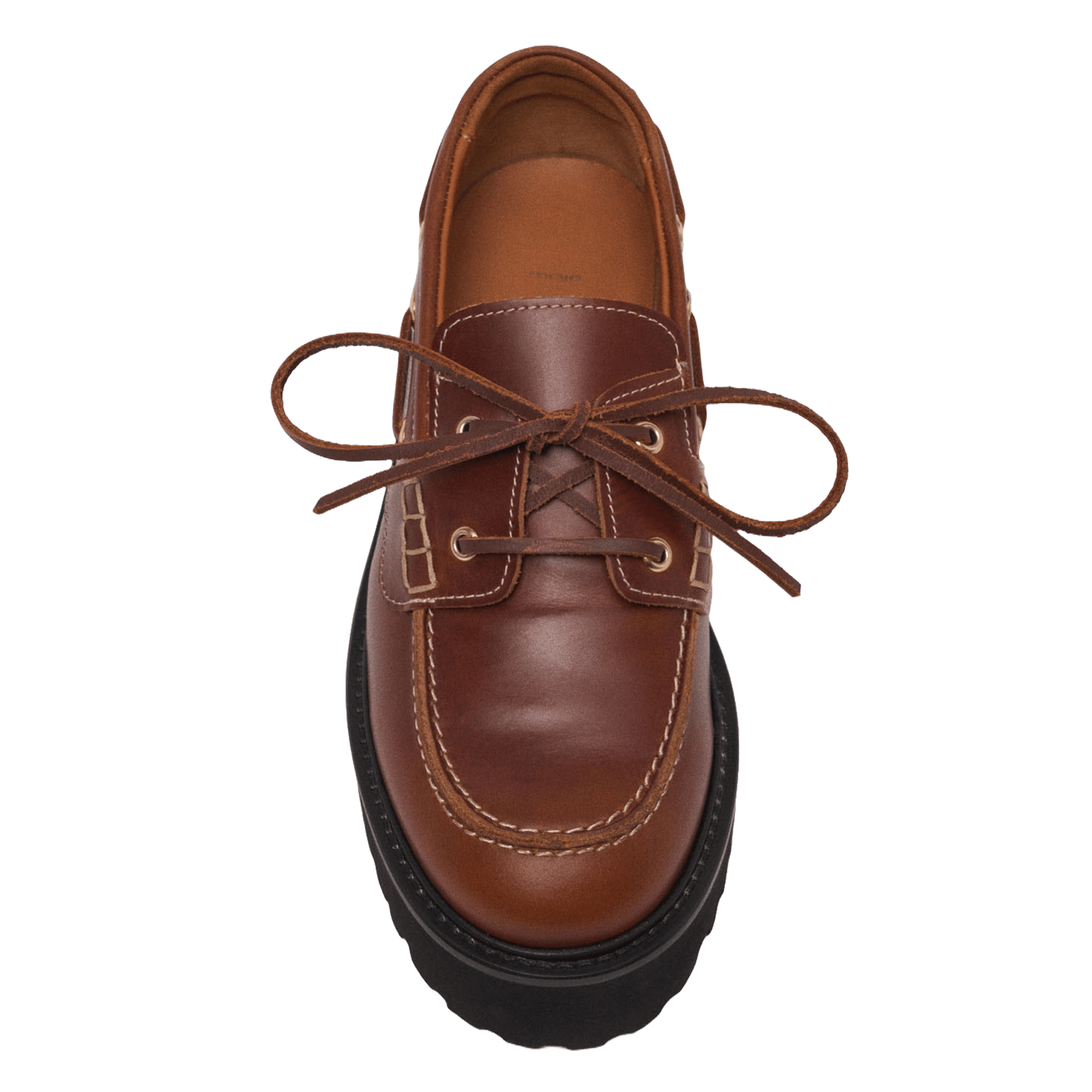 Mocassins en cuir MAJE Marron