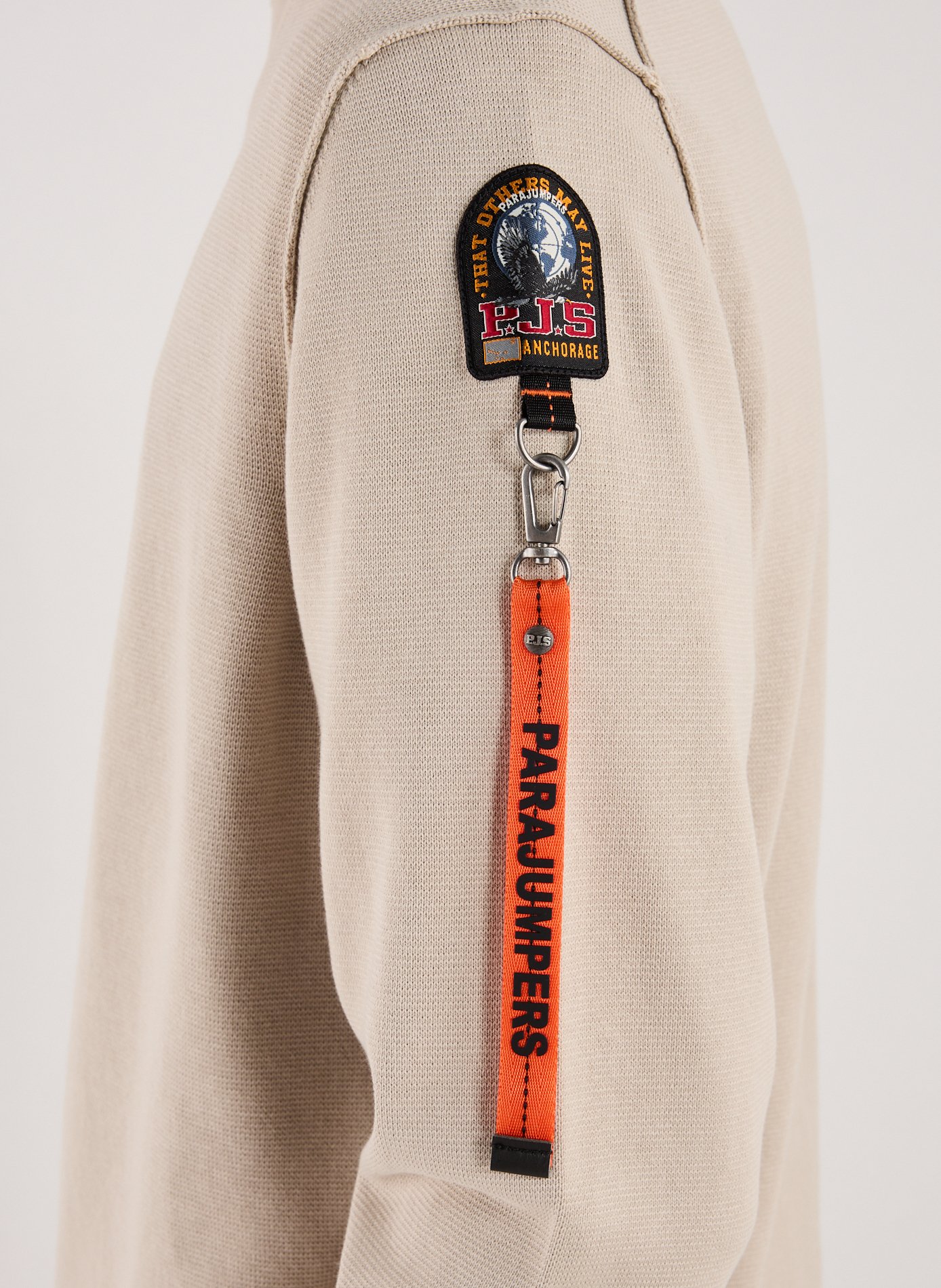 Pull droit en coton mélangé PARAJUMPERS Gris