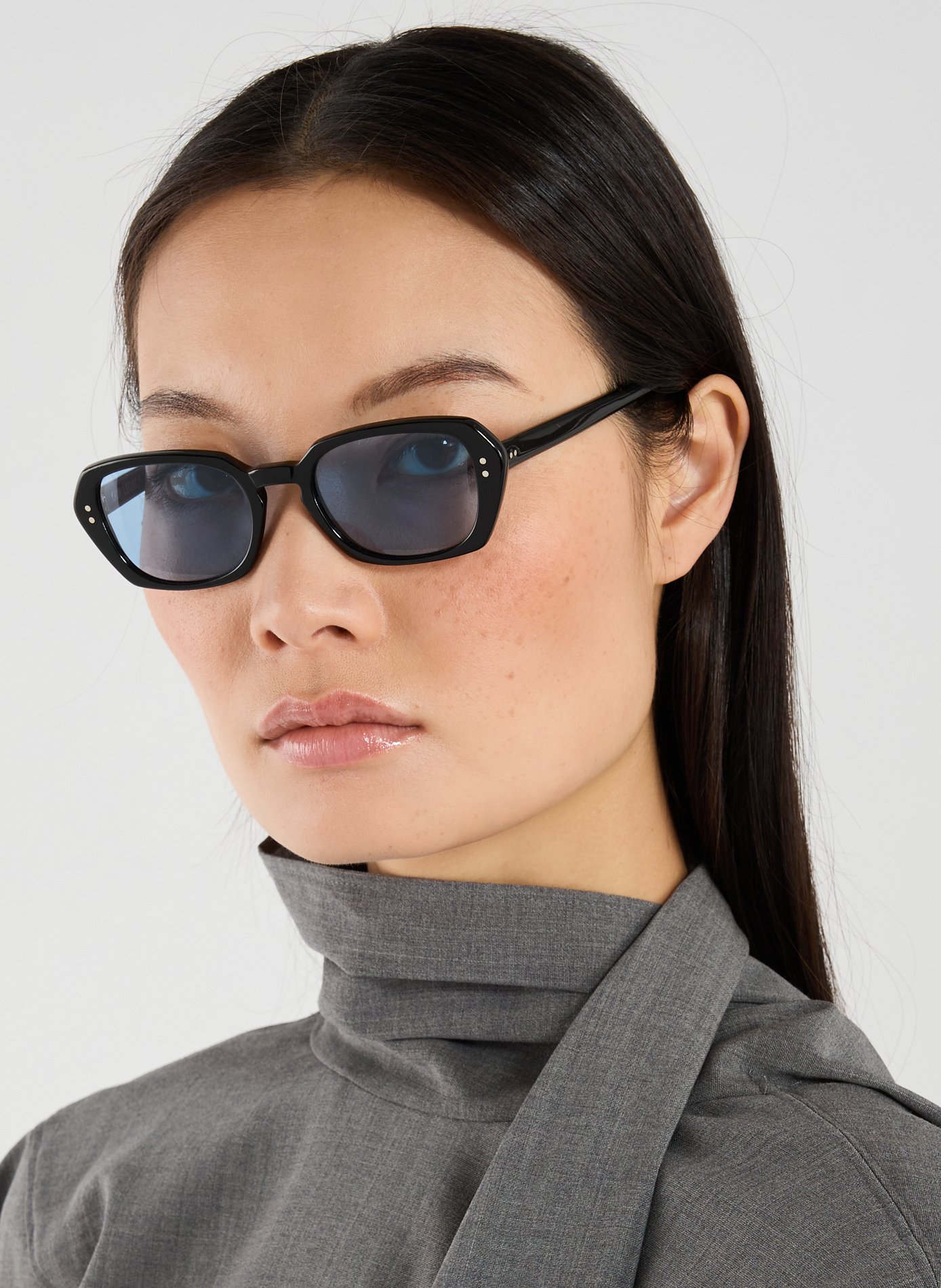 Lunettes de soleil vernies OUR LEGACY Noir