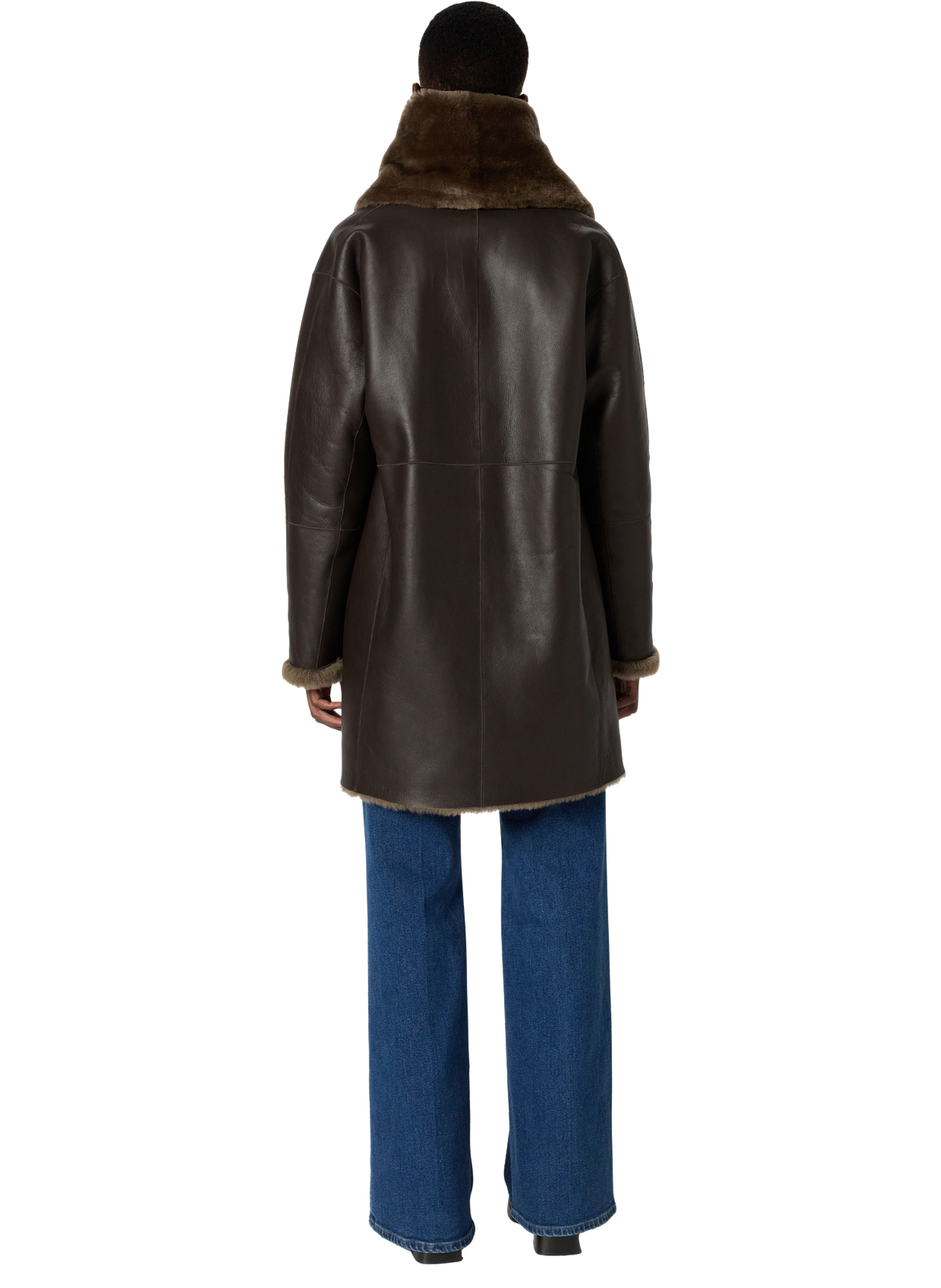 Peau lainée réversible - melina GERARD DAREL Marron