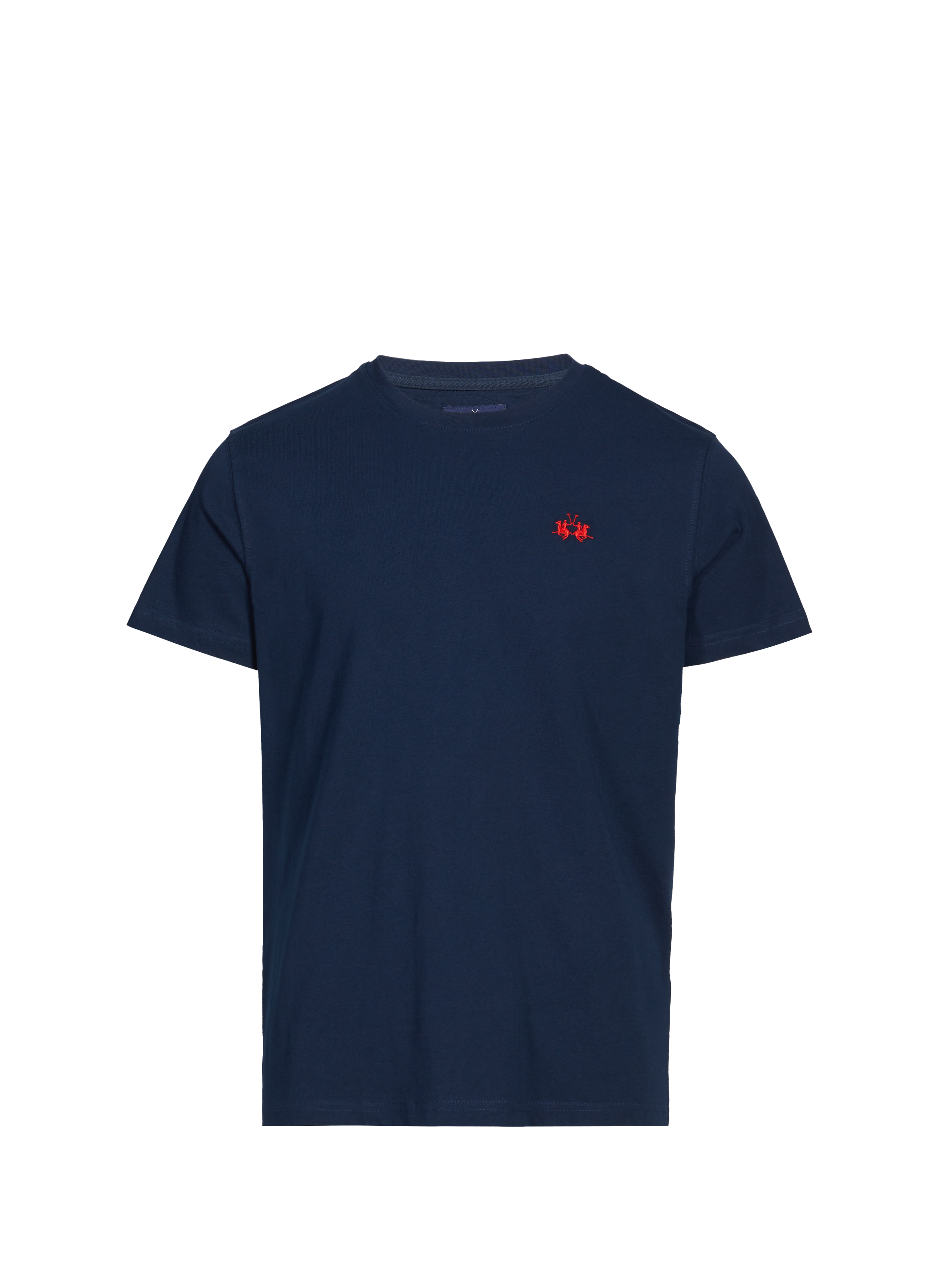 LA MARTINA Classic Cotton T-Shirt Blue