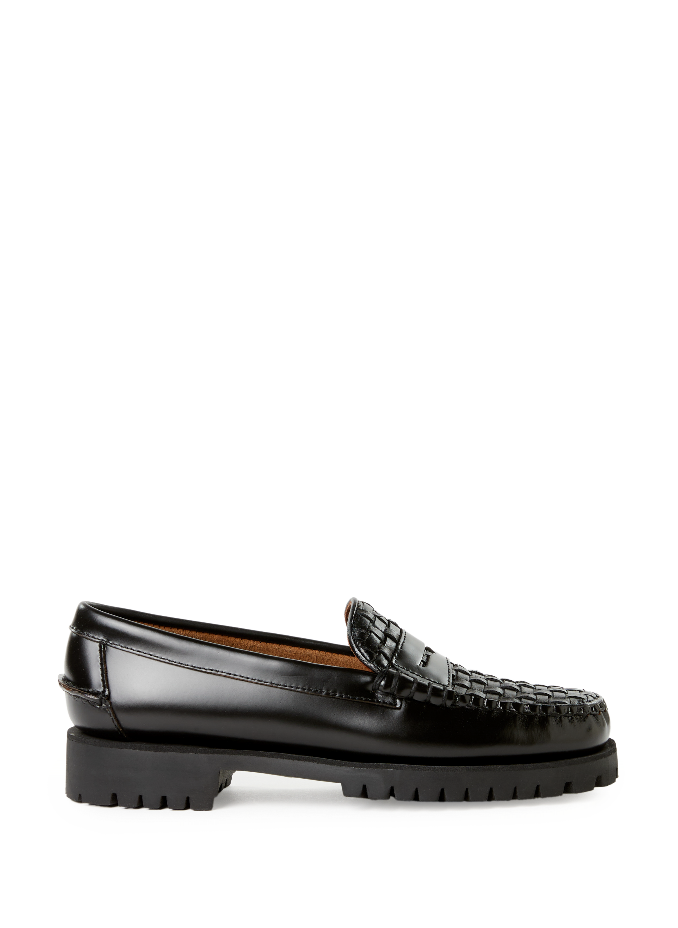 SEBAGO Mocassins en cuir mélangé Noir
