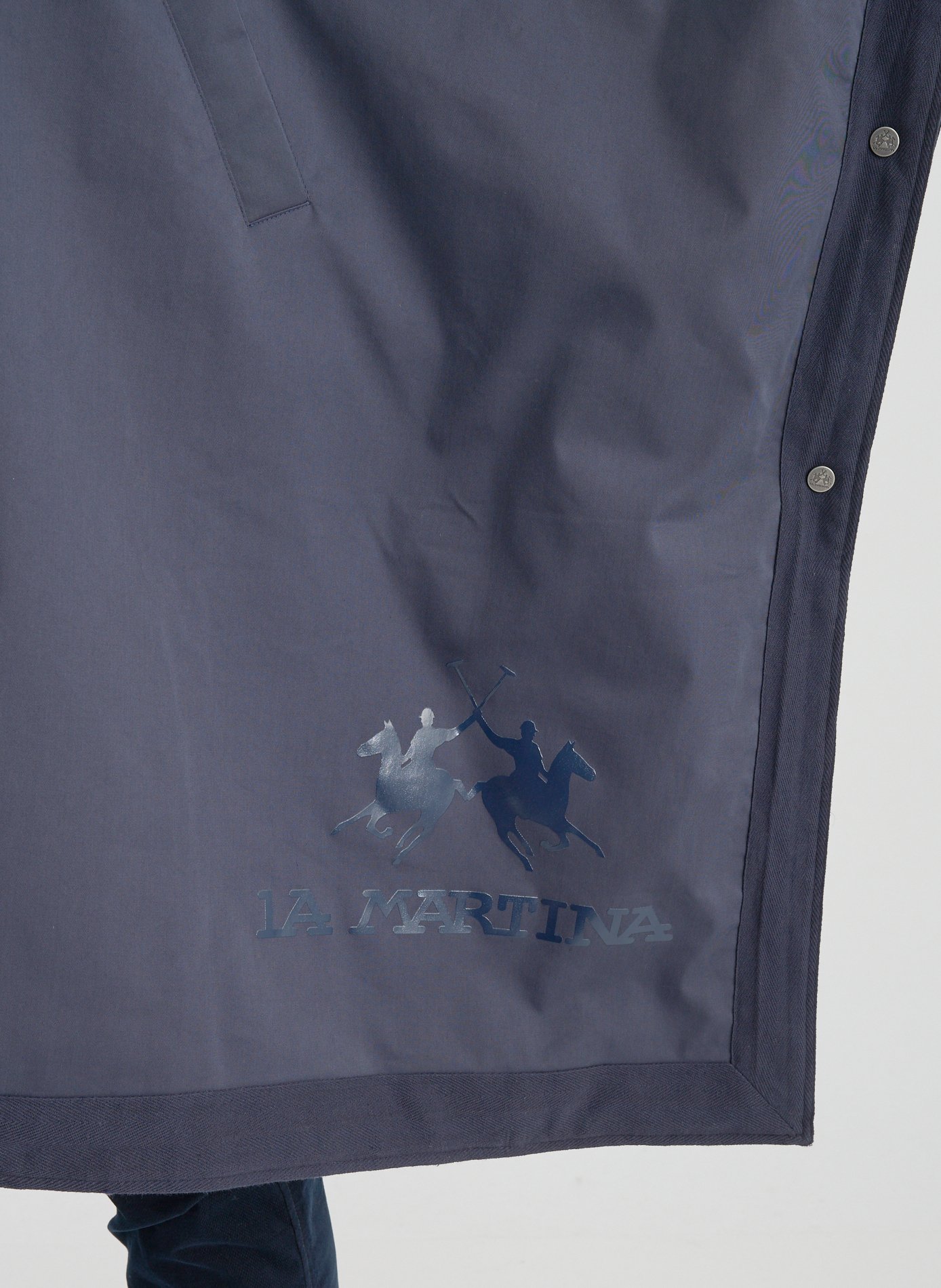 Cape à capuche et col classique LA MARTINA Bleu