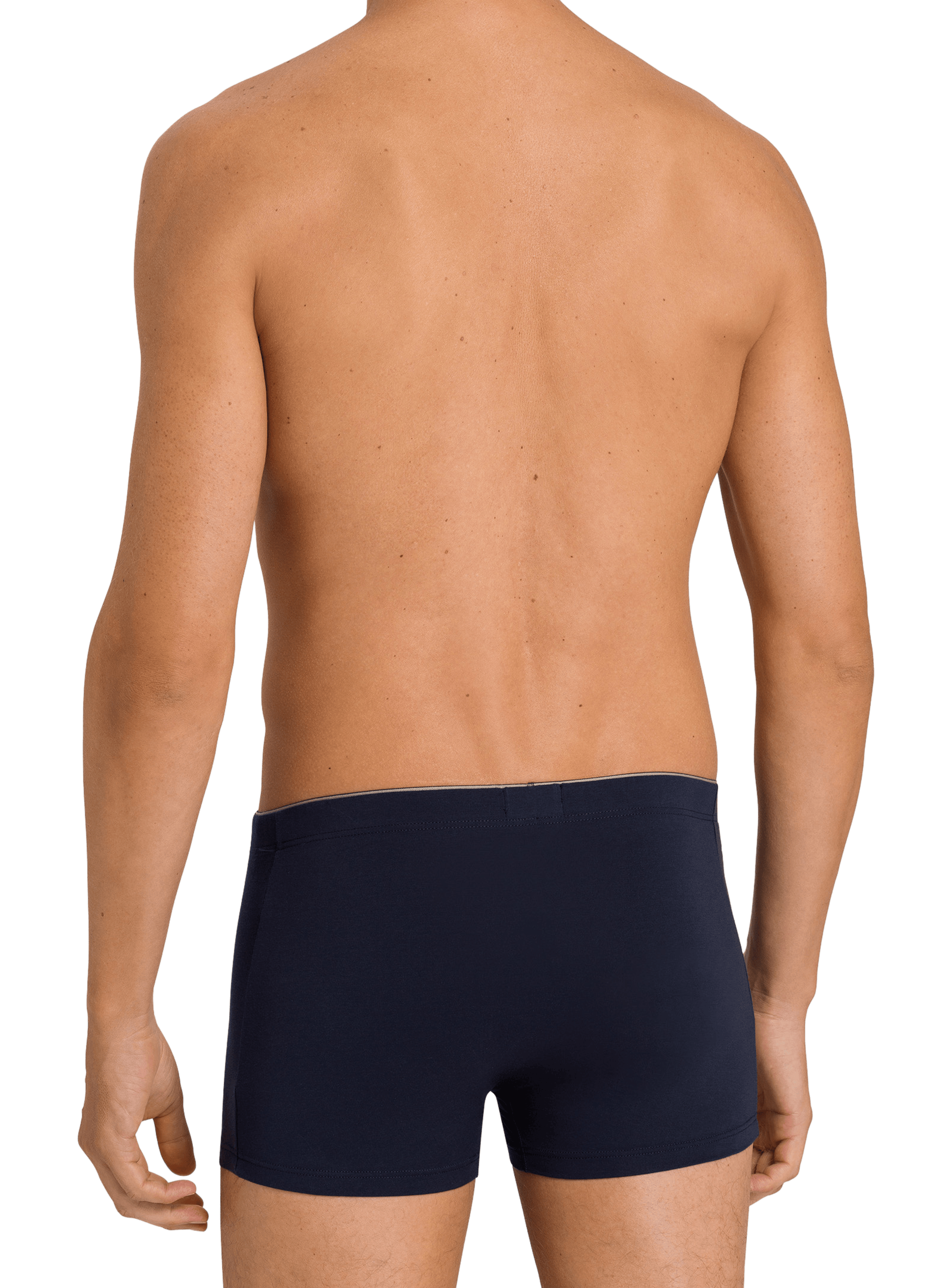 Stretch cotton boxers HANRO Blue