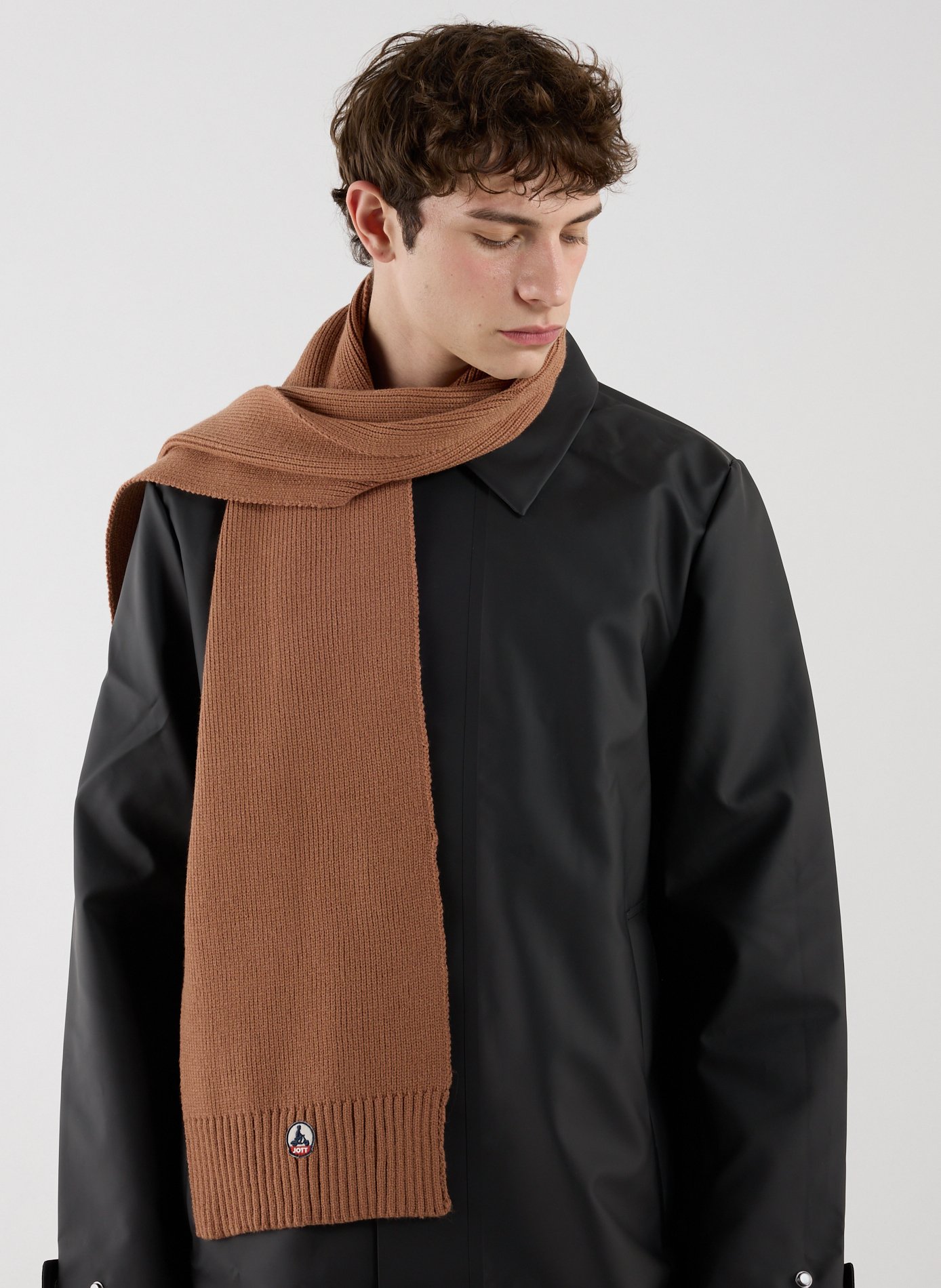 Cashmere scarf JOTT Brown