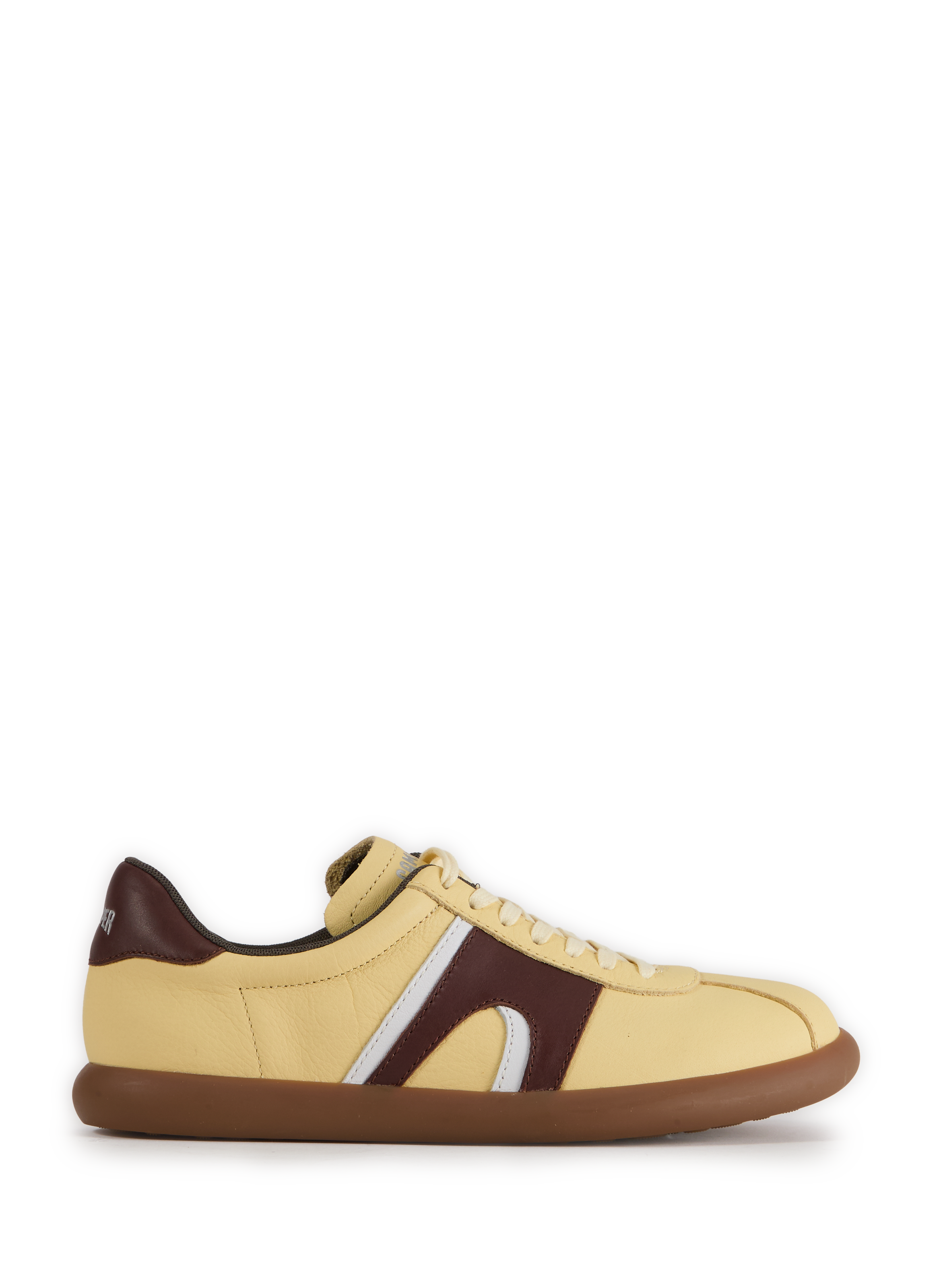 Baskets basses Pelotas Soller en cuir de vache CAMPER Jaune