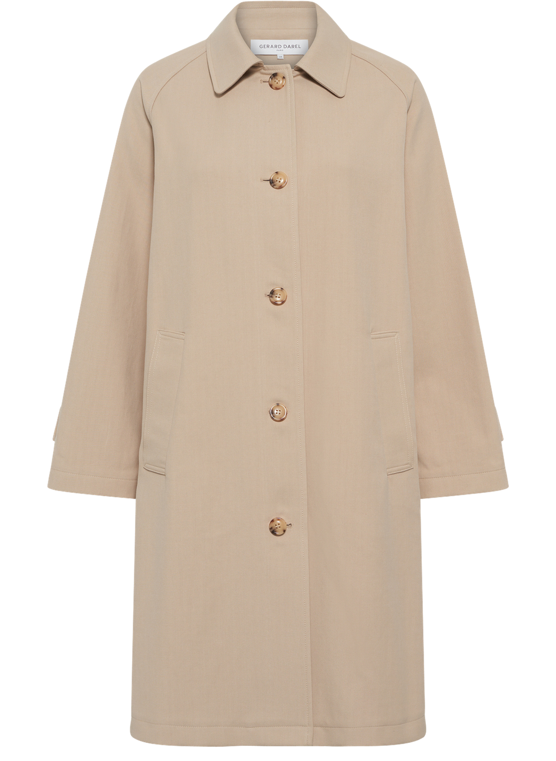 Trench droit en coton - parisa GERARD DAREL Beige
