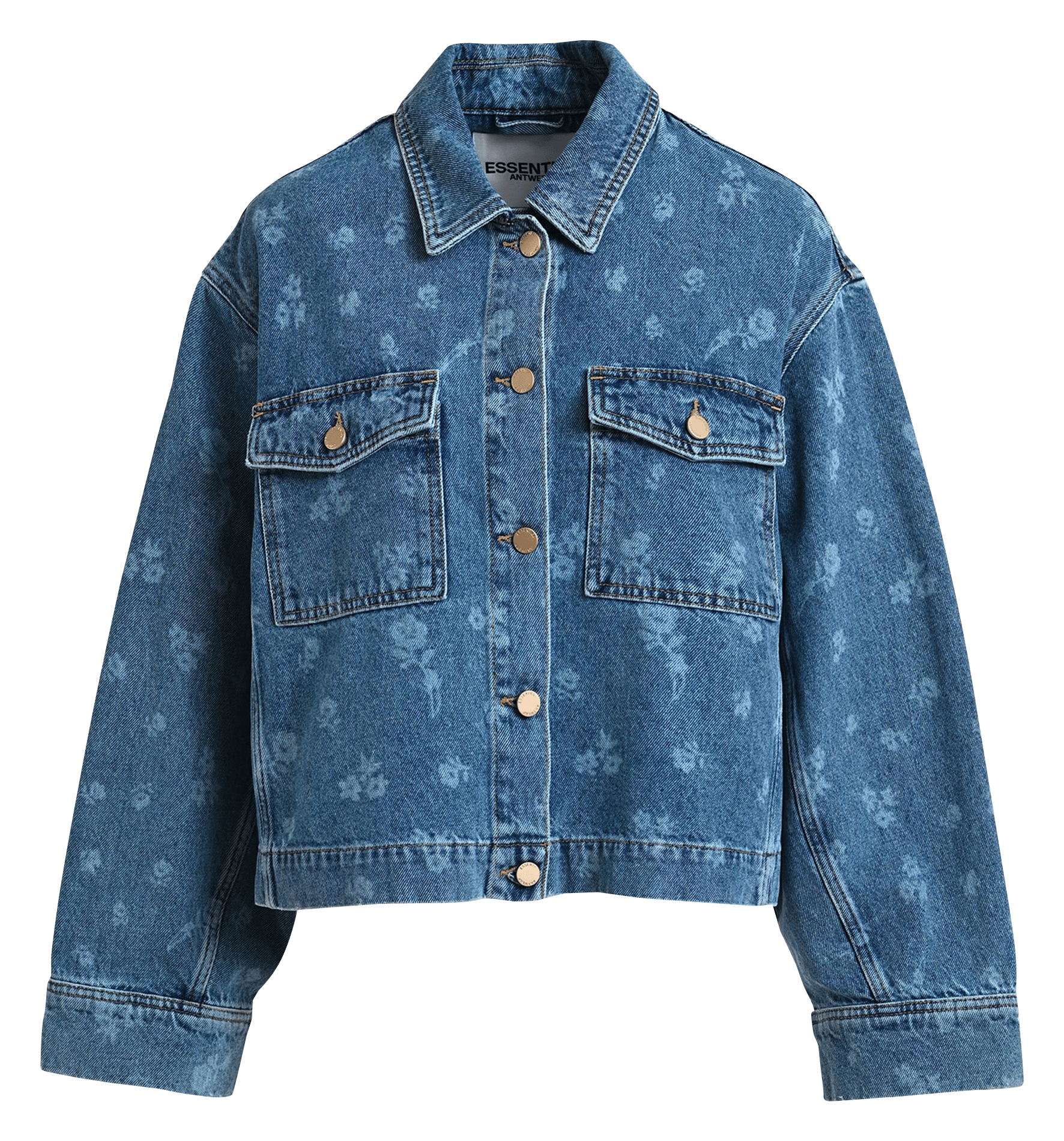 Veste col classique en coton Jass ESSENTIEL ANTWERP Bleu