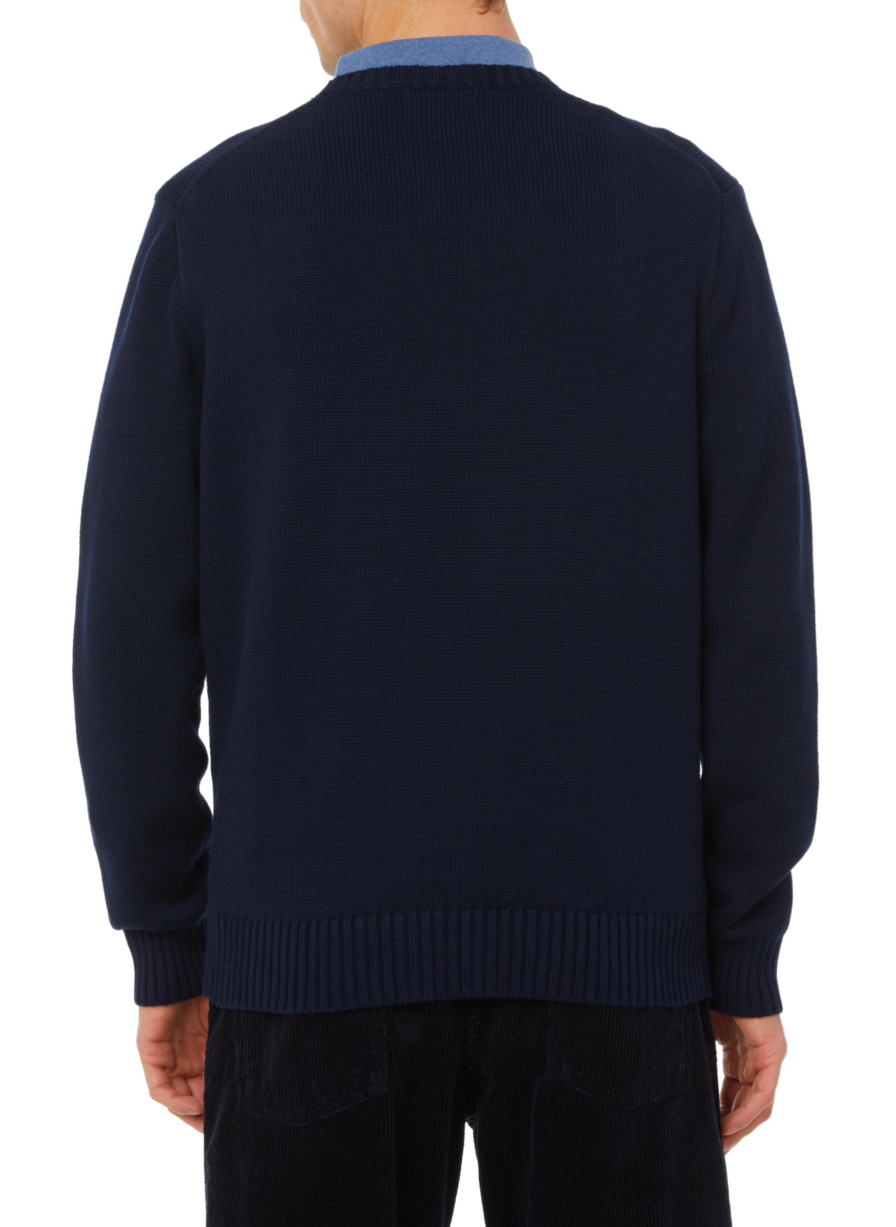 Straight cotton knit jumper POLO RALPH LAUREN Blue