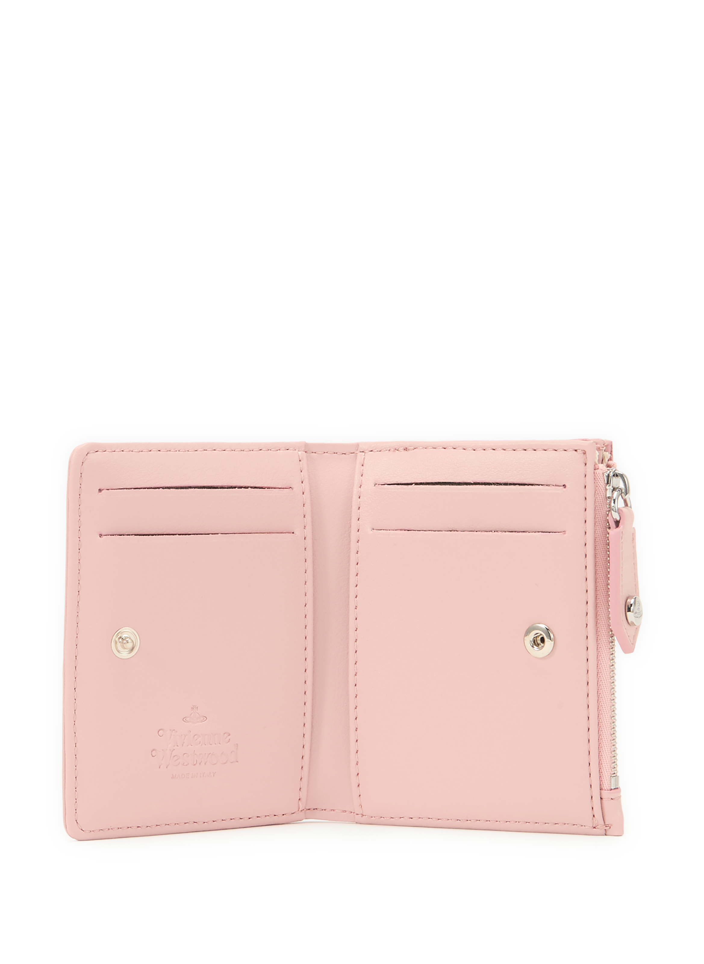 Porte-cartes slim à logo VIVIENNE WESTWOOD Rose
