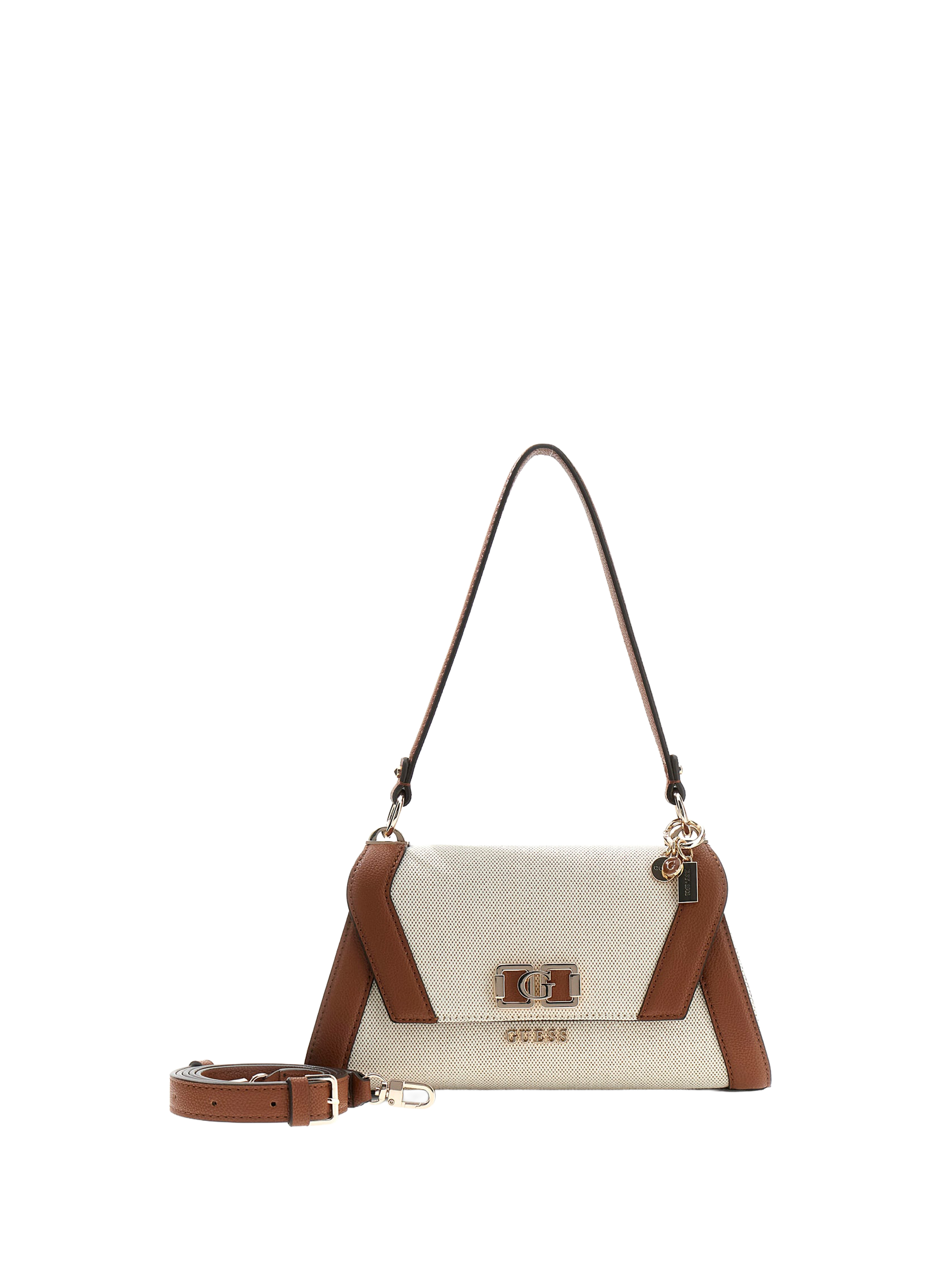 Sac à bandoulière bicolore en coton mélangé GUESS Multicolore