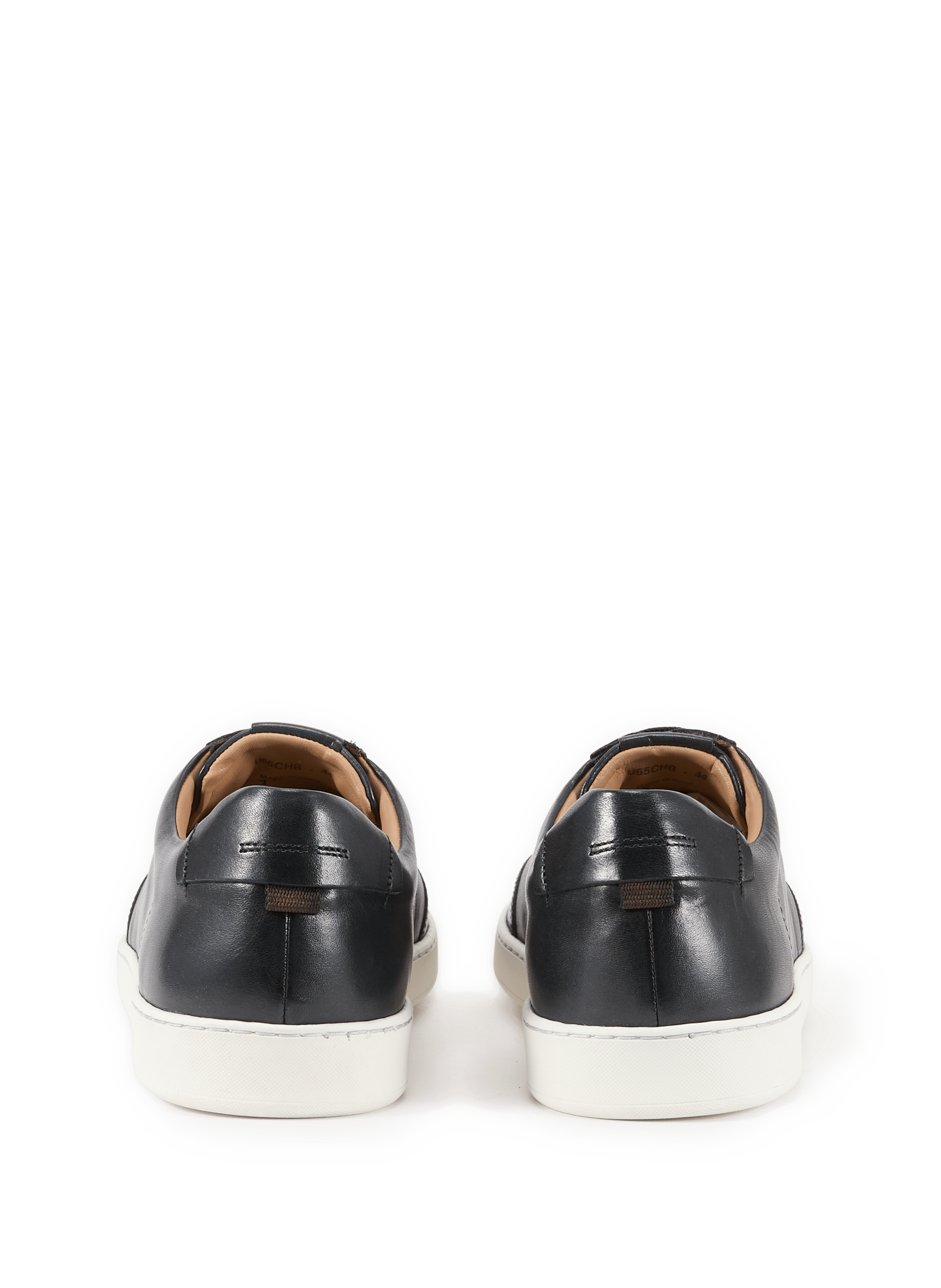 Low-top Regio leather sneakers GEOX Blue