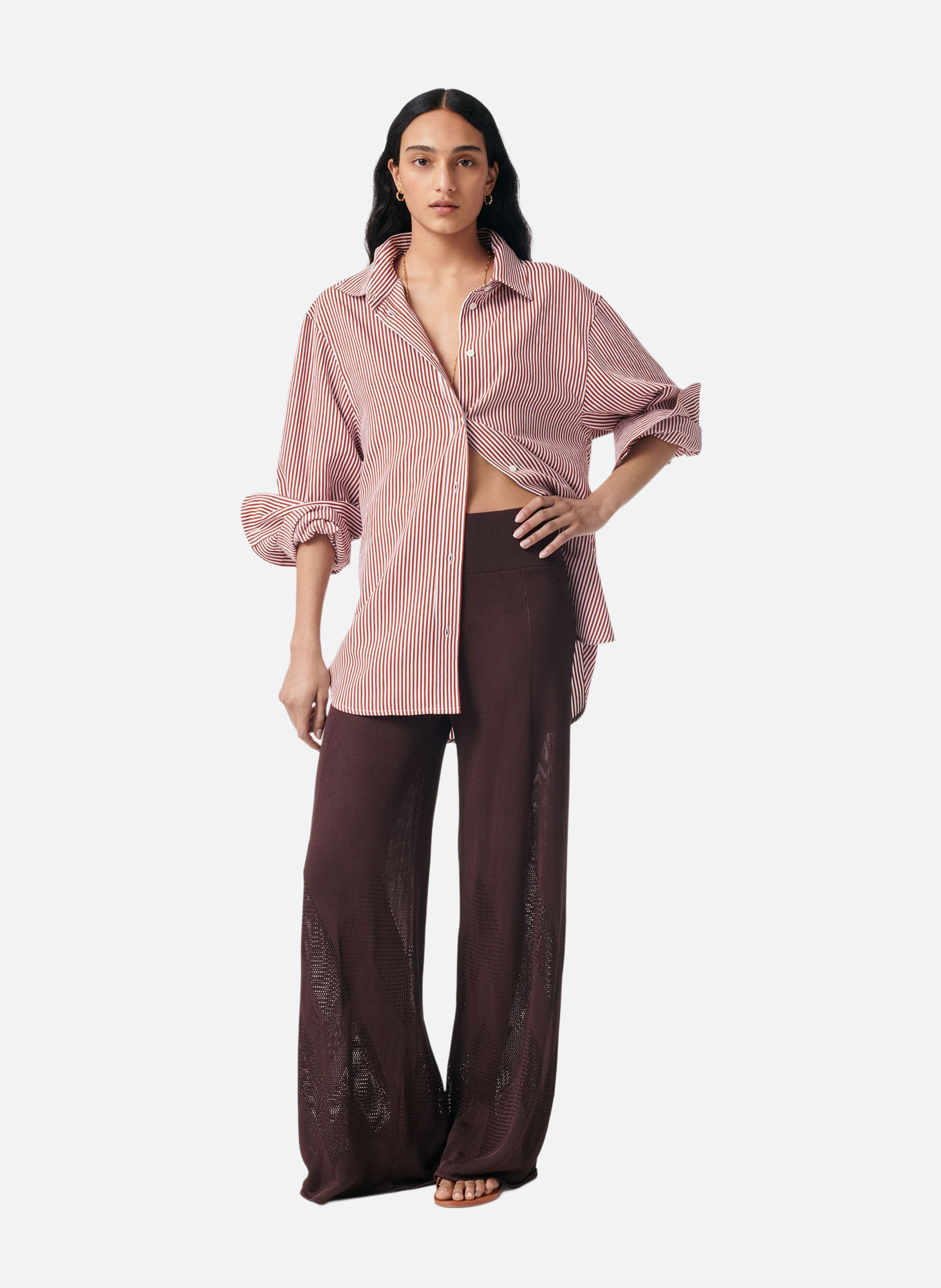 Chemise georges VANESSA BRUNO Marron