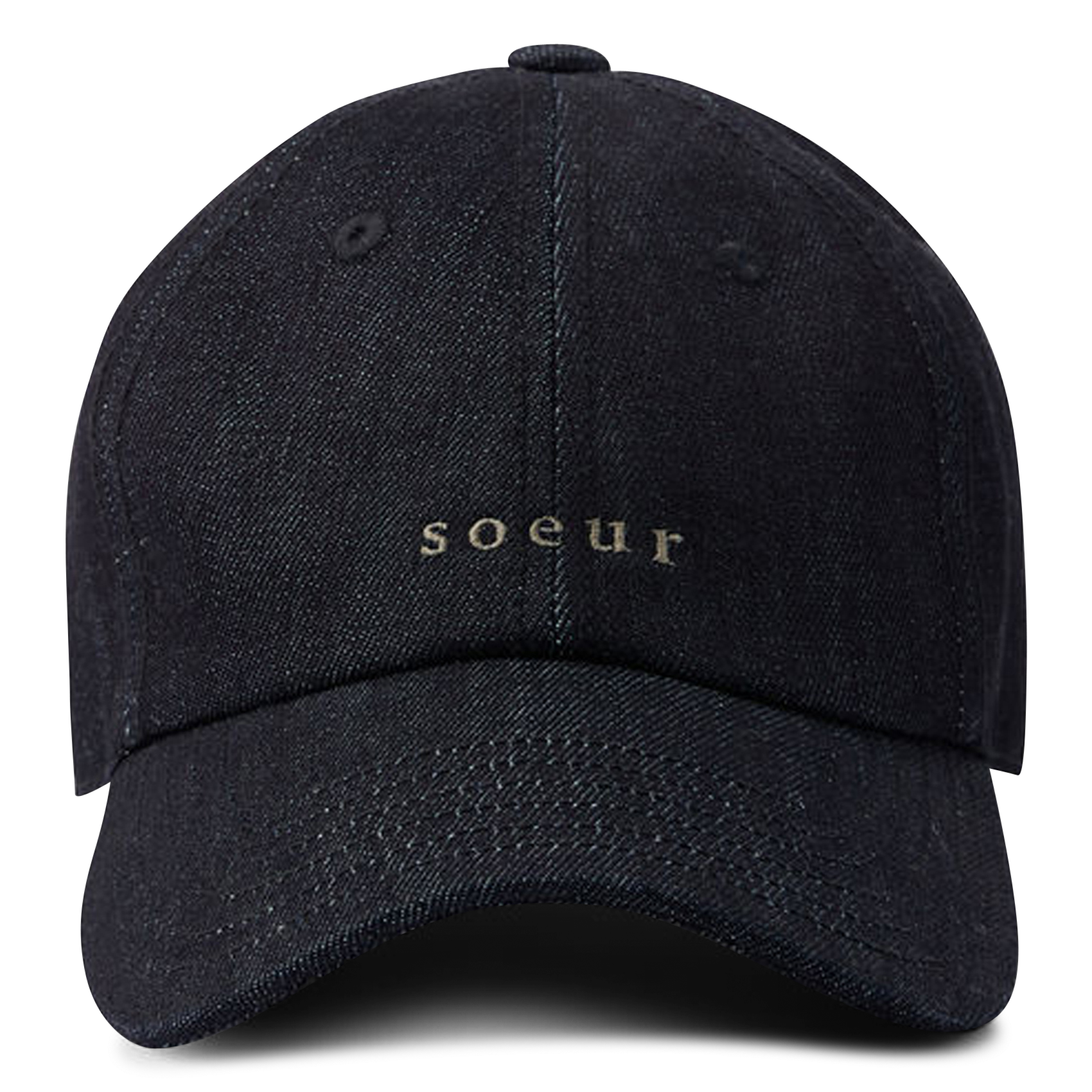 Casquette en denim hector SOEUR Bleu