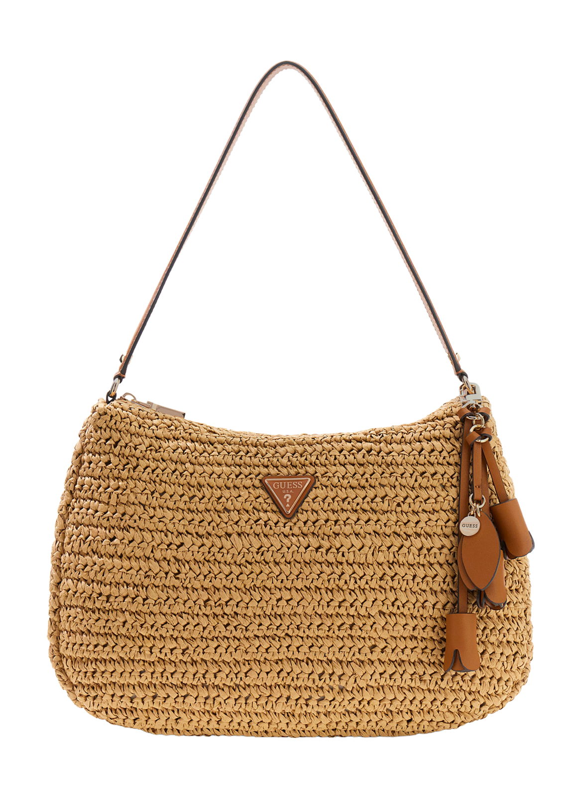 Ofelia straw handbag GUESS Brown