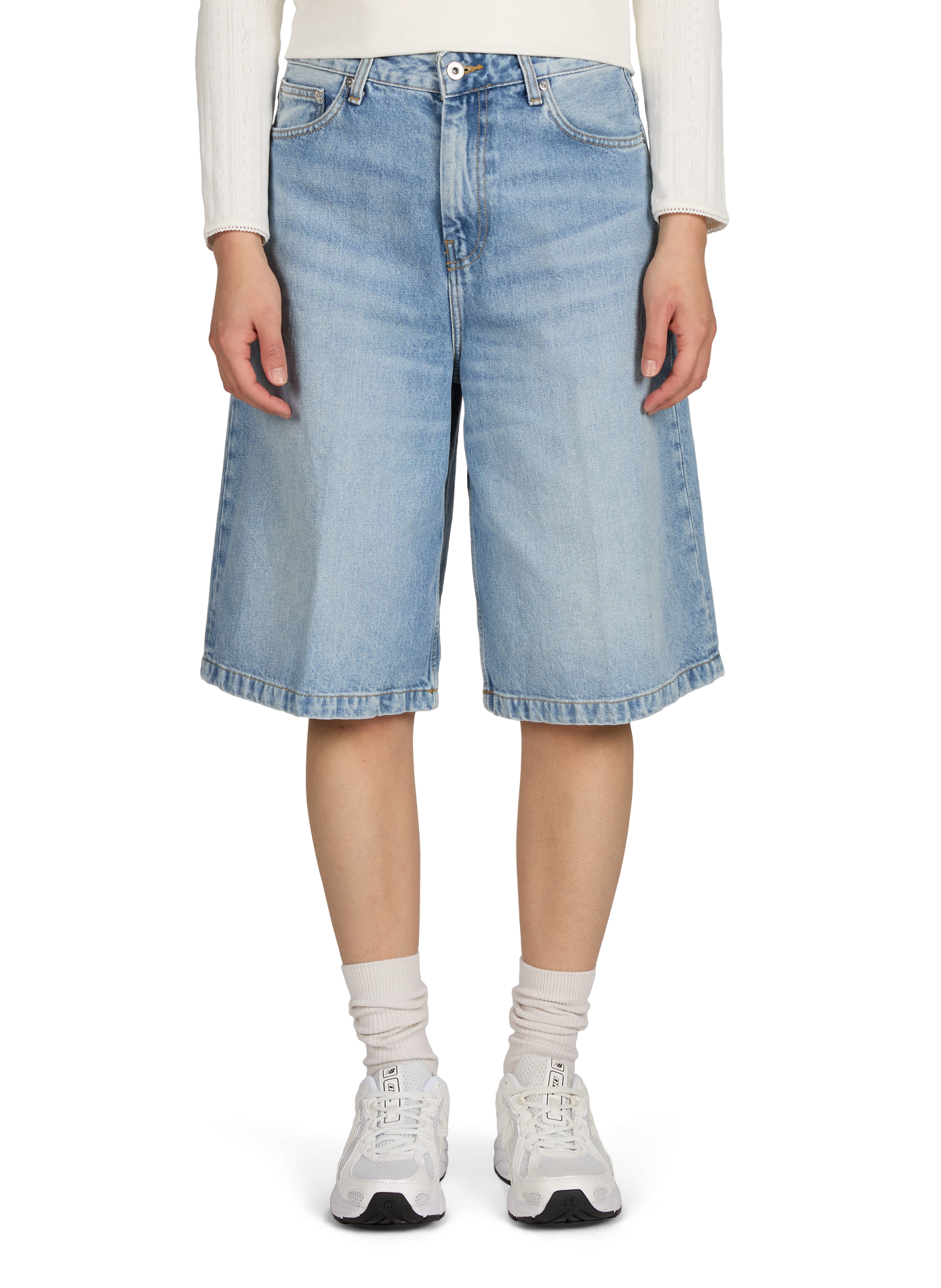 Bermuda Belmont en denim de coton CARHARTT WIP Bleu