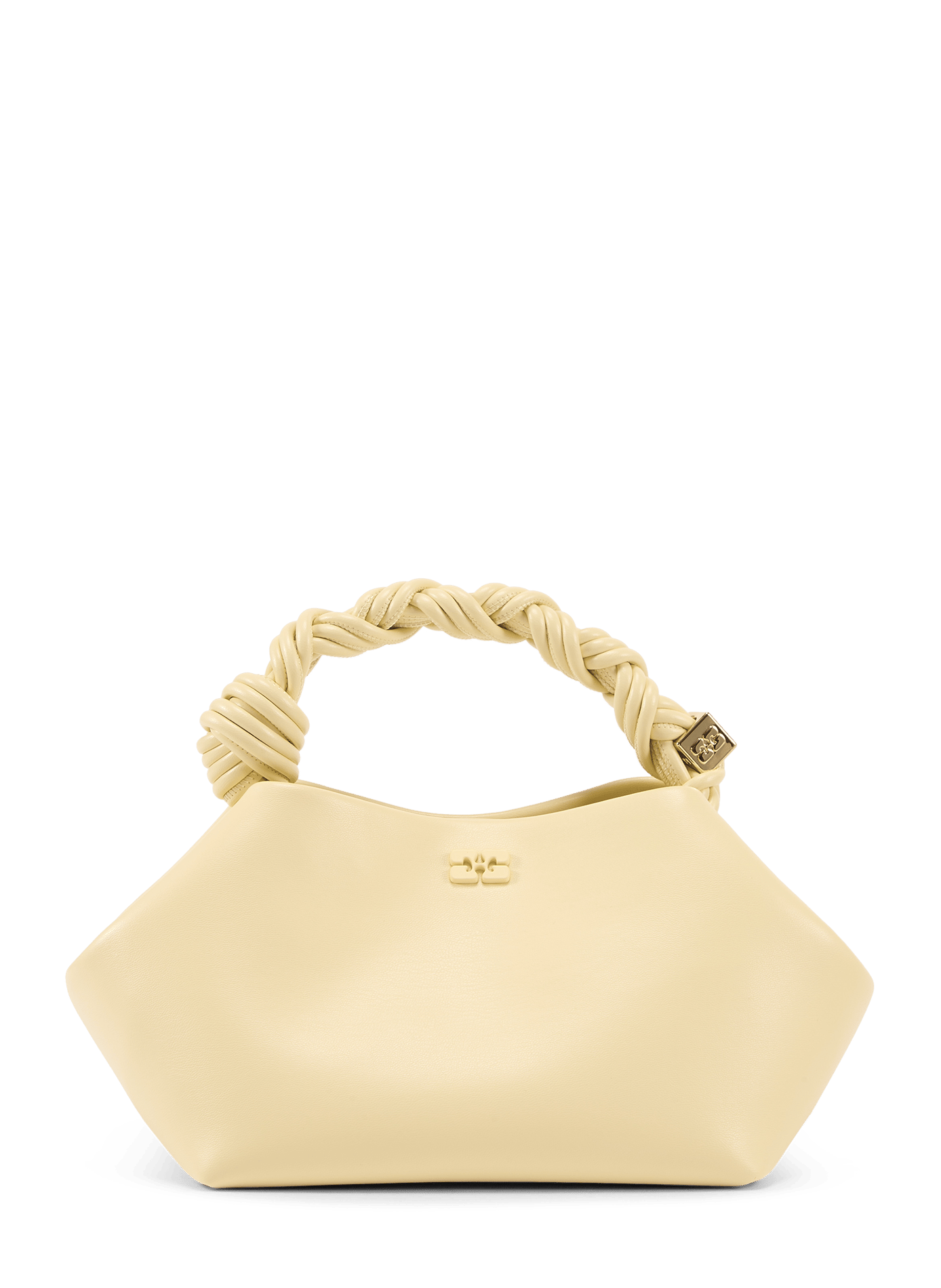 Cleo leather handbag GANNI Yellow