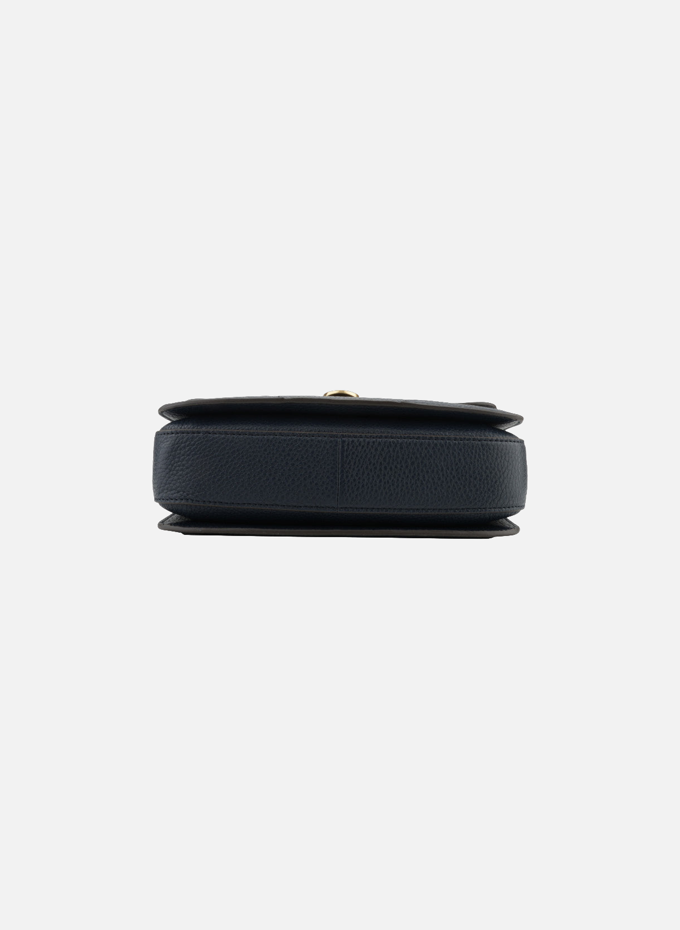 Auteuil | sac porté travers gm en cuir de vachette POURCHET Bleu