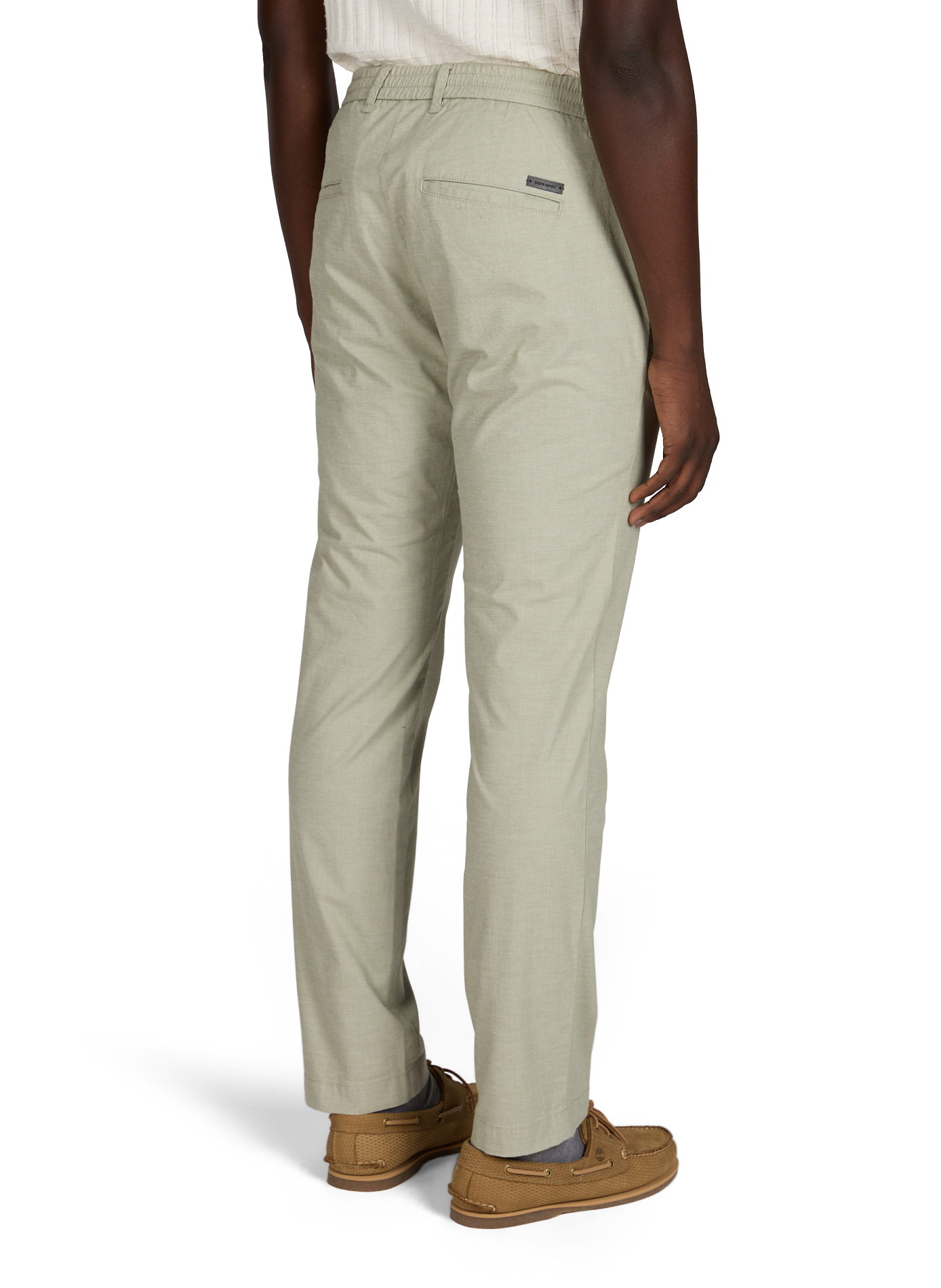 Pantaloni dritti in lana PIERRE CARDIN Verde