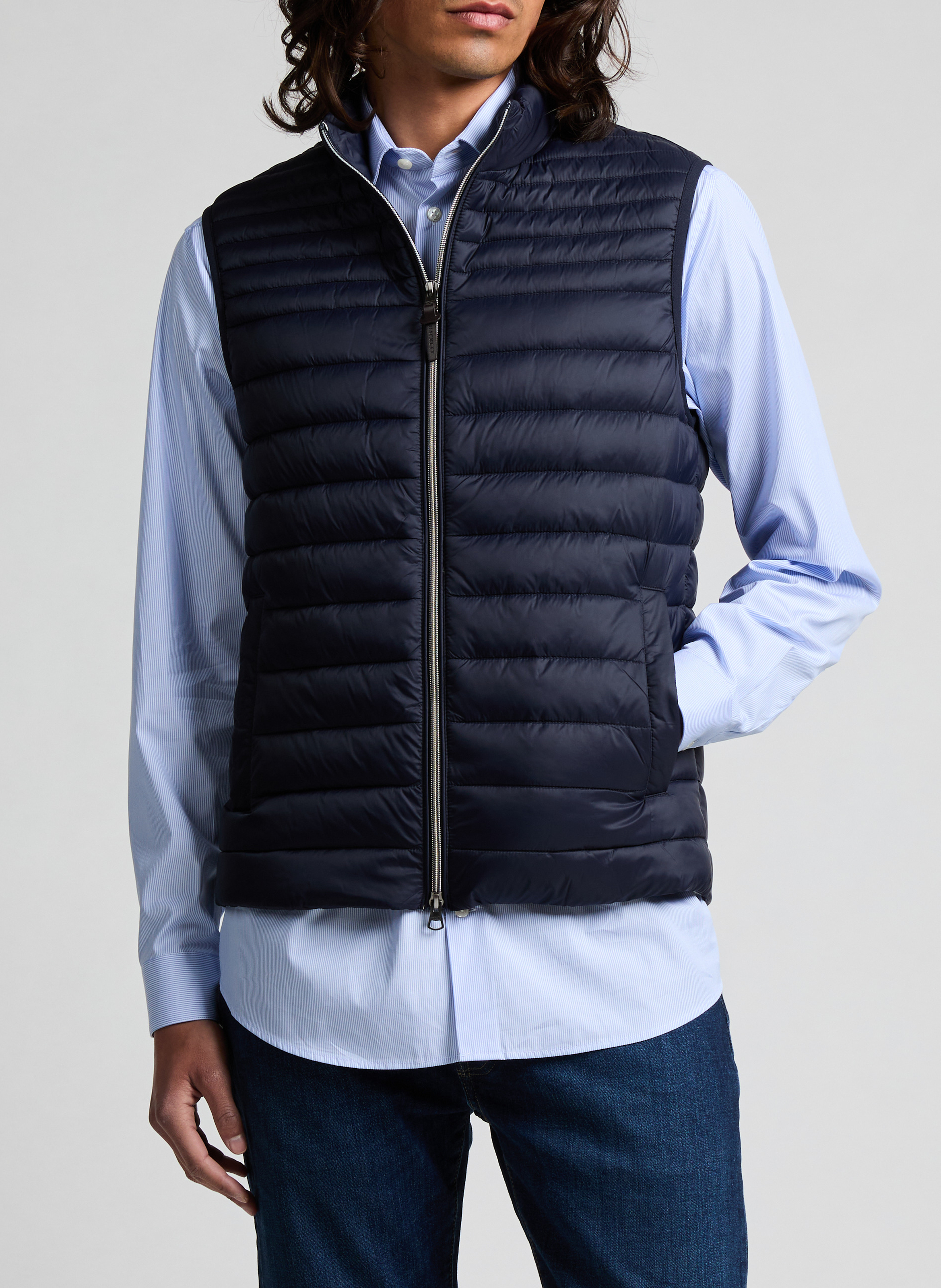 Down gilet HACKETT Blue
