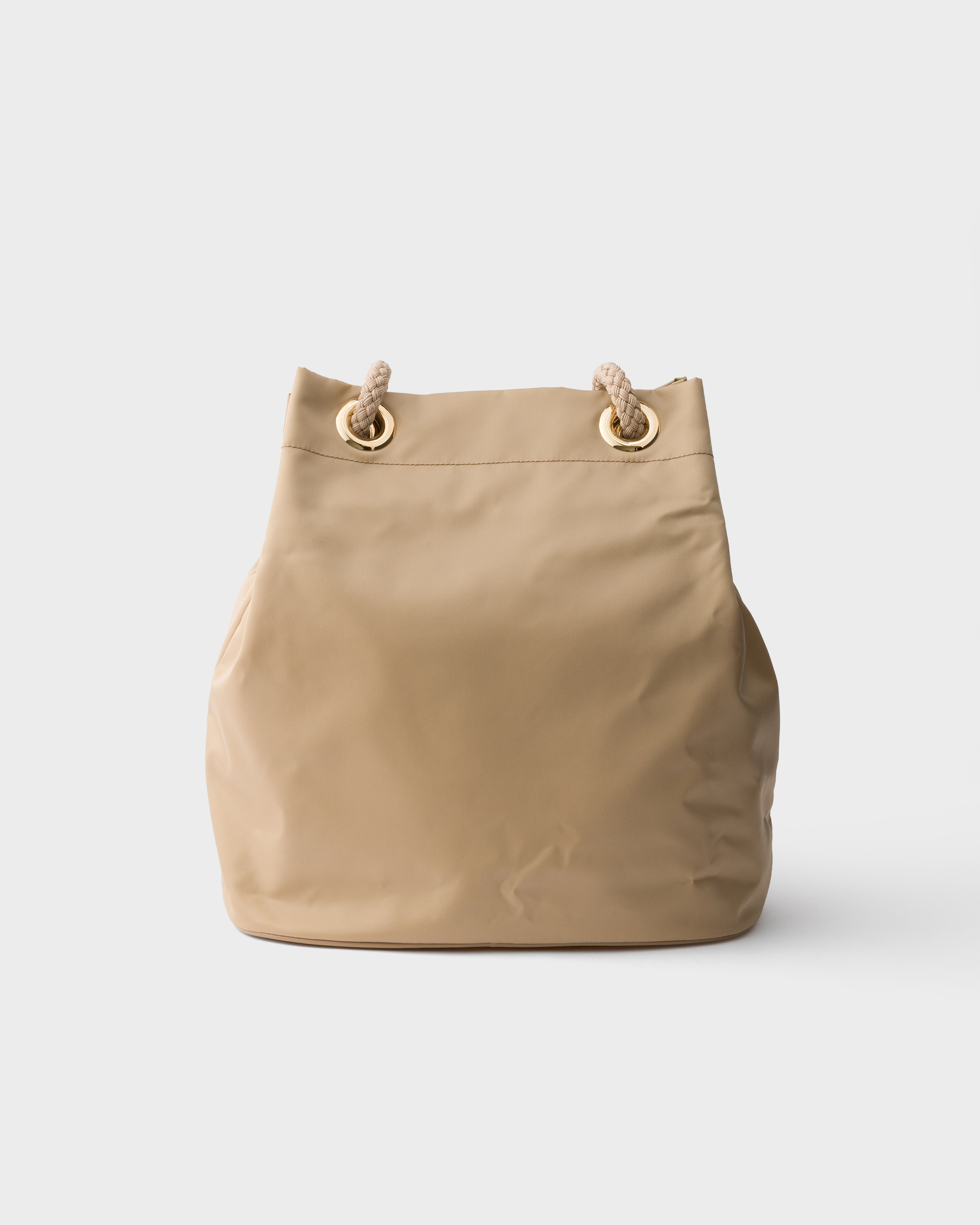 Grand sac seau prada mariner en re-nylon PRADA Marron
